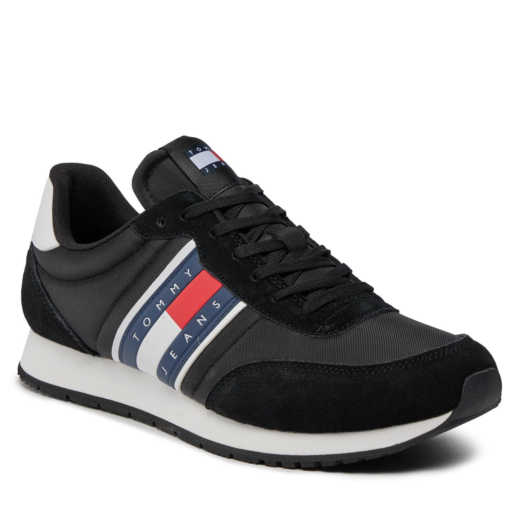 Tommy Jeans Superge Tjm Runner Casual Ess EM0EM01351 Črna - Pepit.si