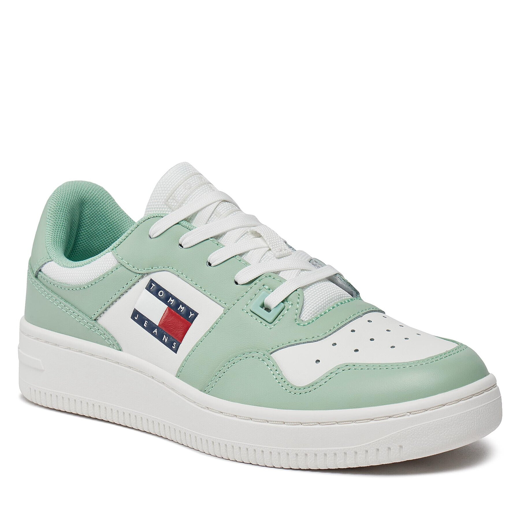 Tommy Jeans Superge Tjw Retro Basket Ess EN0EN02505 Zelena - Pepit.si