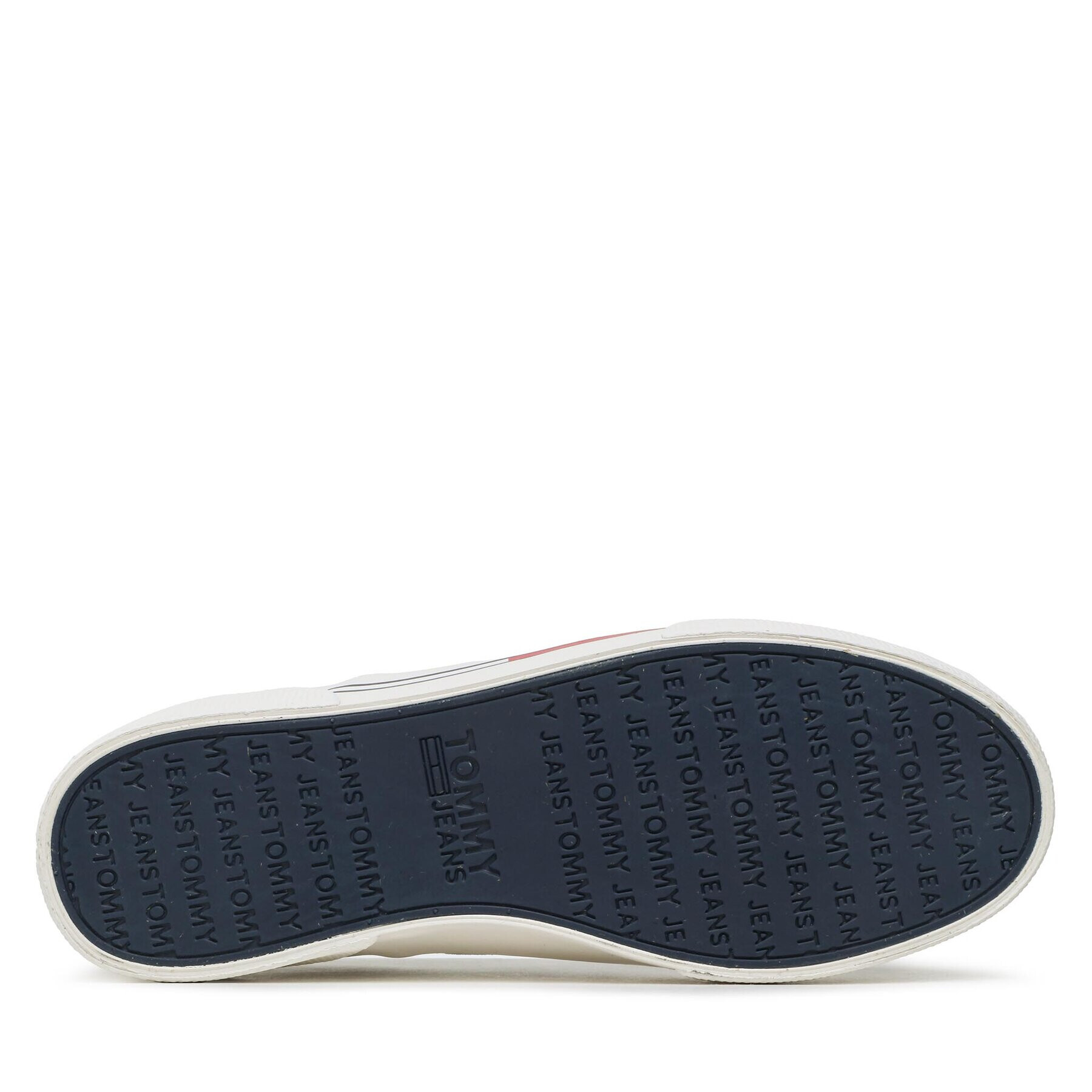 Tommy Jeans Tenis superge Slip On Canvas Color EM0EM01156 Bela - Pepit.si