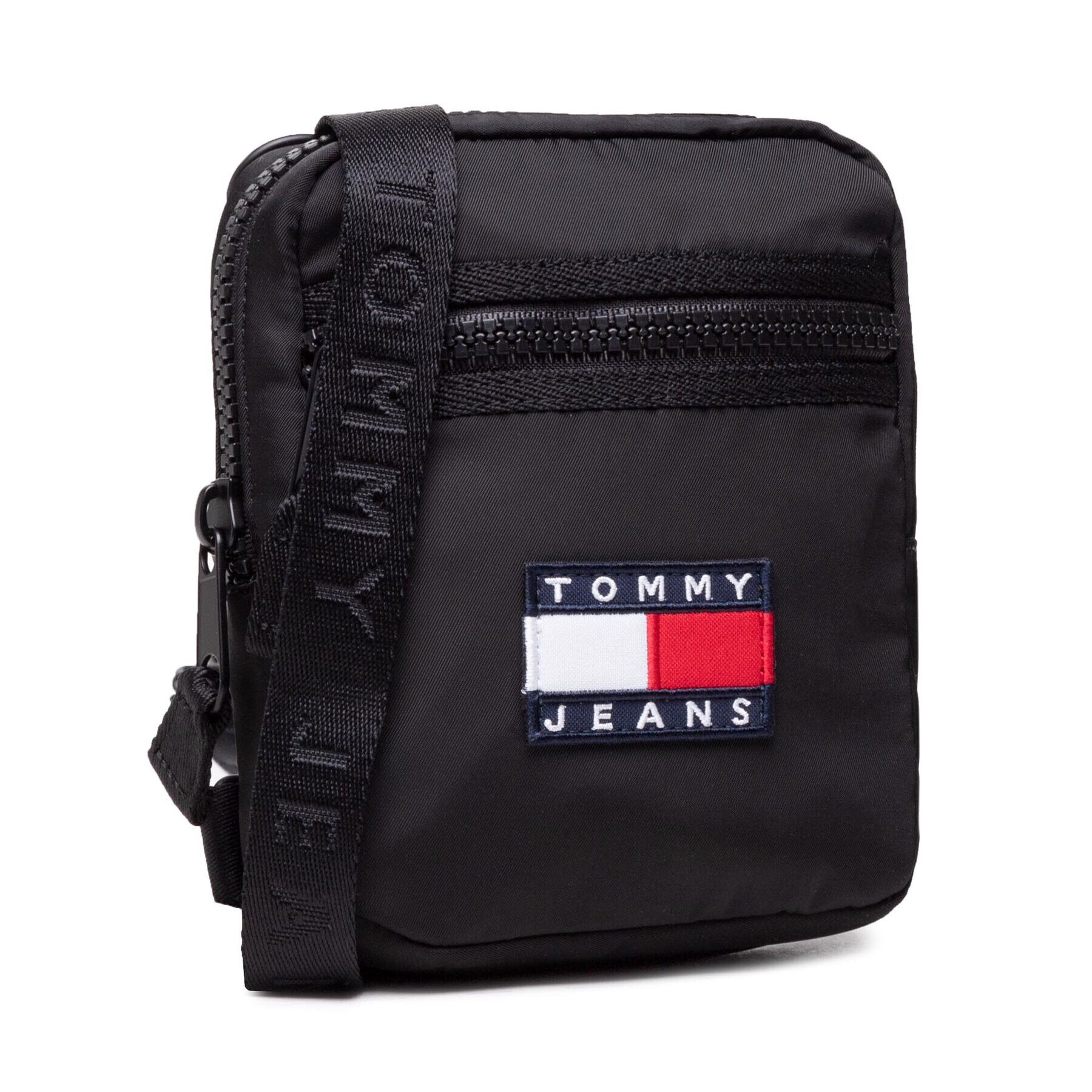 Tommy Jeans Torbica za okrog pasu Tjm Heritage Reporter AM0AM07599 Črna - Pepit.si