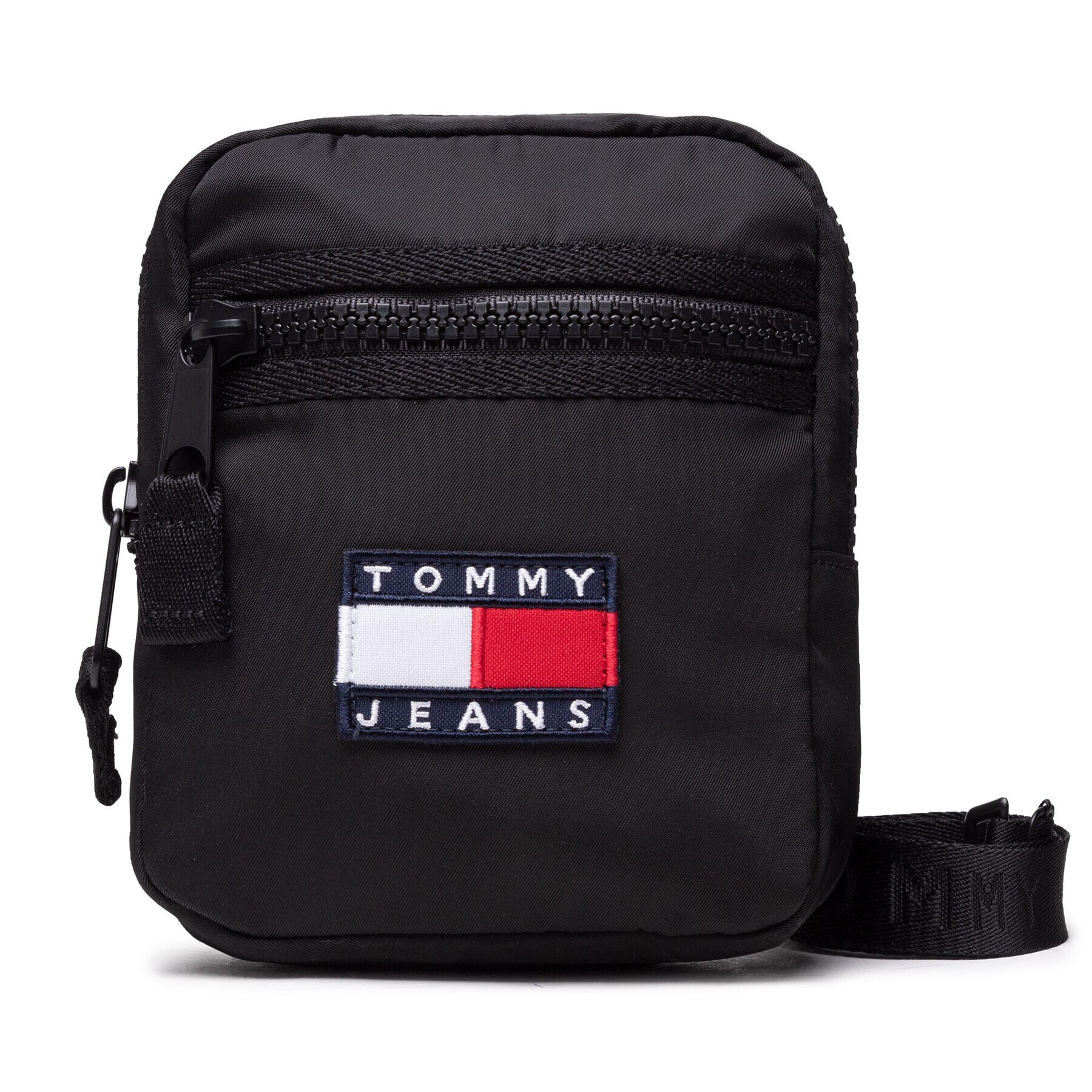 Tommy Jeans Torbica za okrog pasu Tjm Heritage Reporter AM0AM07599 Črna - Pepit.si