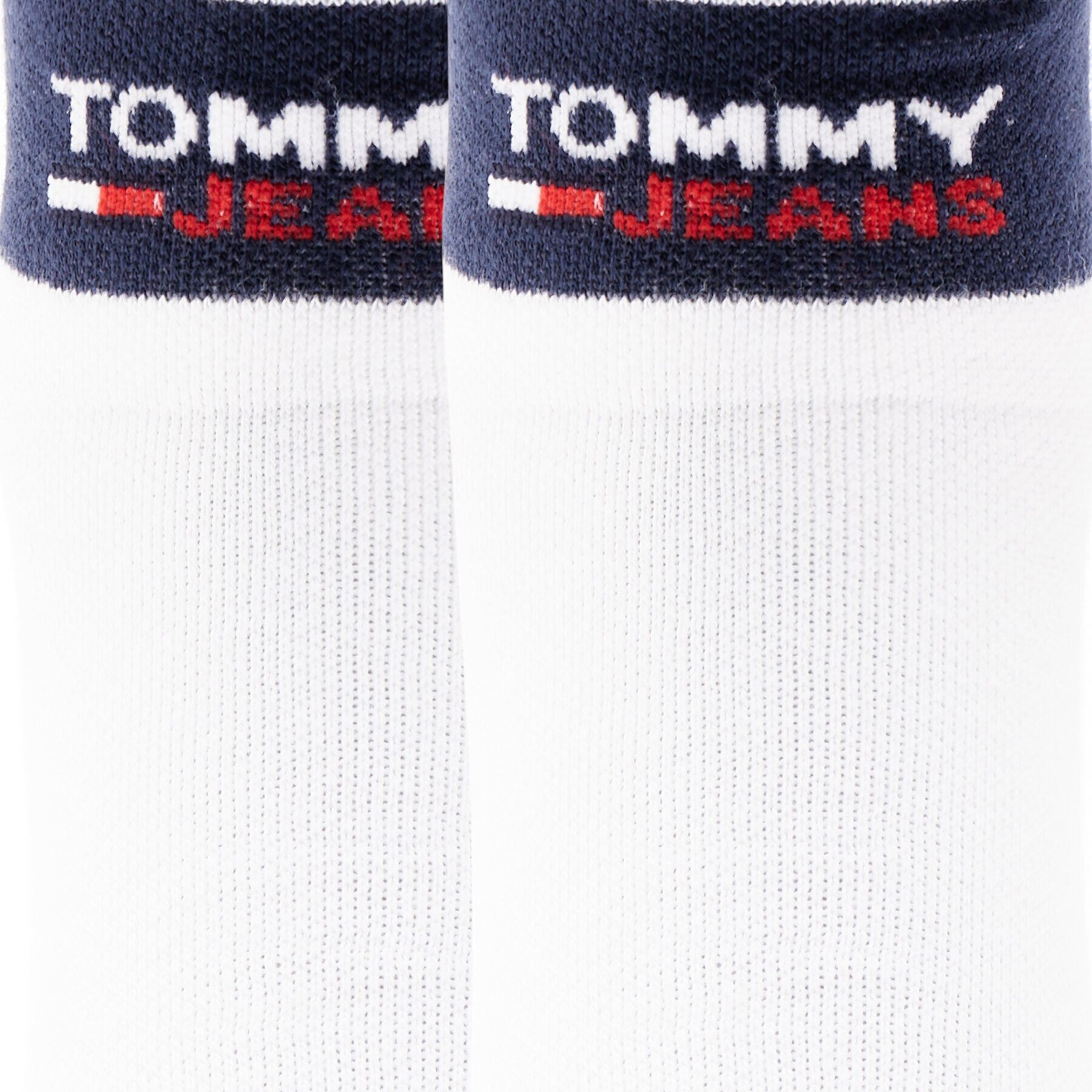 Tommy Jeans Visoke nogavice Unisex 701220288 Bela - Pepit.si