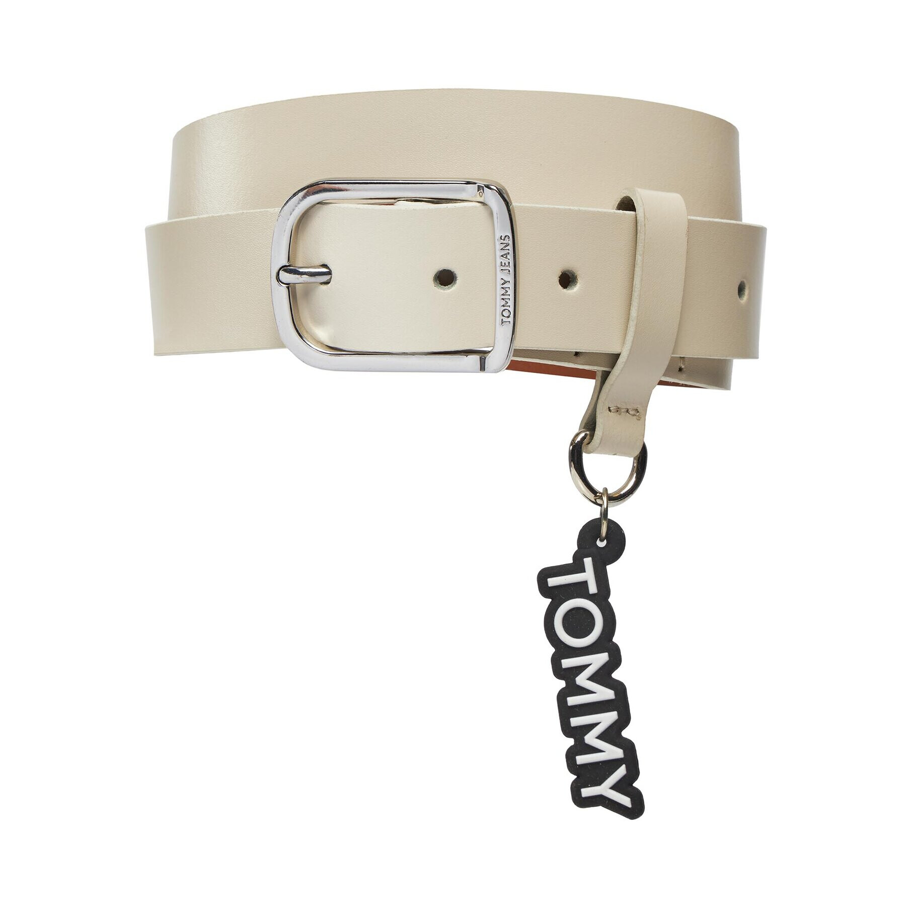 Tommy Jeans Ženski pas Tjw City Girl Belt AW0AW16103 Bež - Pepit.si