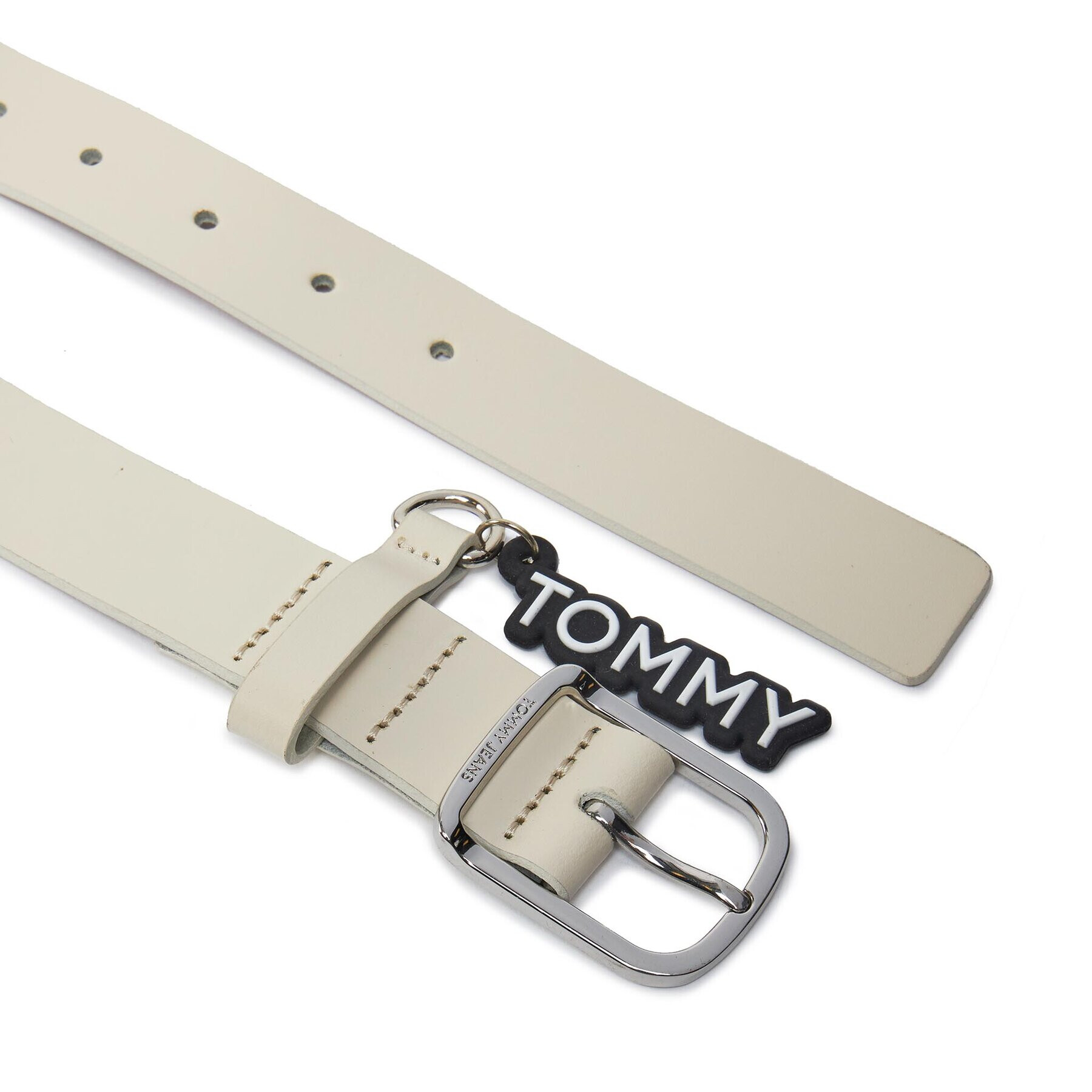 Tommy Jeans Ženski pas Tjw City Girl Belt AW0AW16103 Bež - Pepit.si