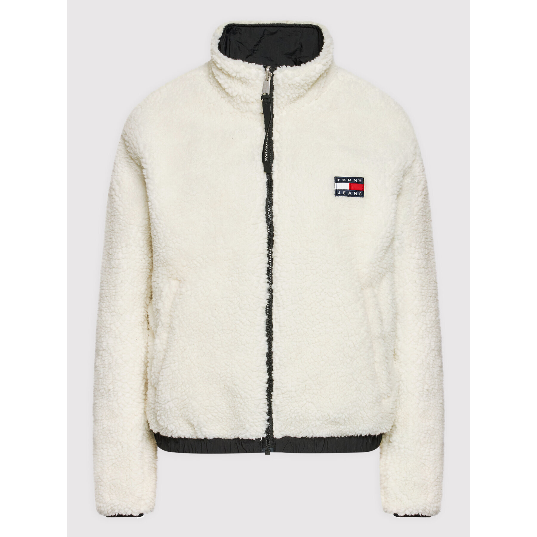 Tommy Jeans Zimska jakna Reversible Sherpa DW0DW11834 Bež Regular Fit - Pepit.si