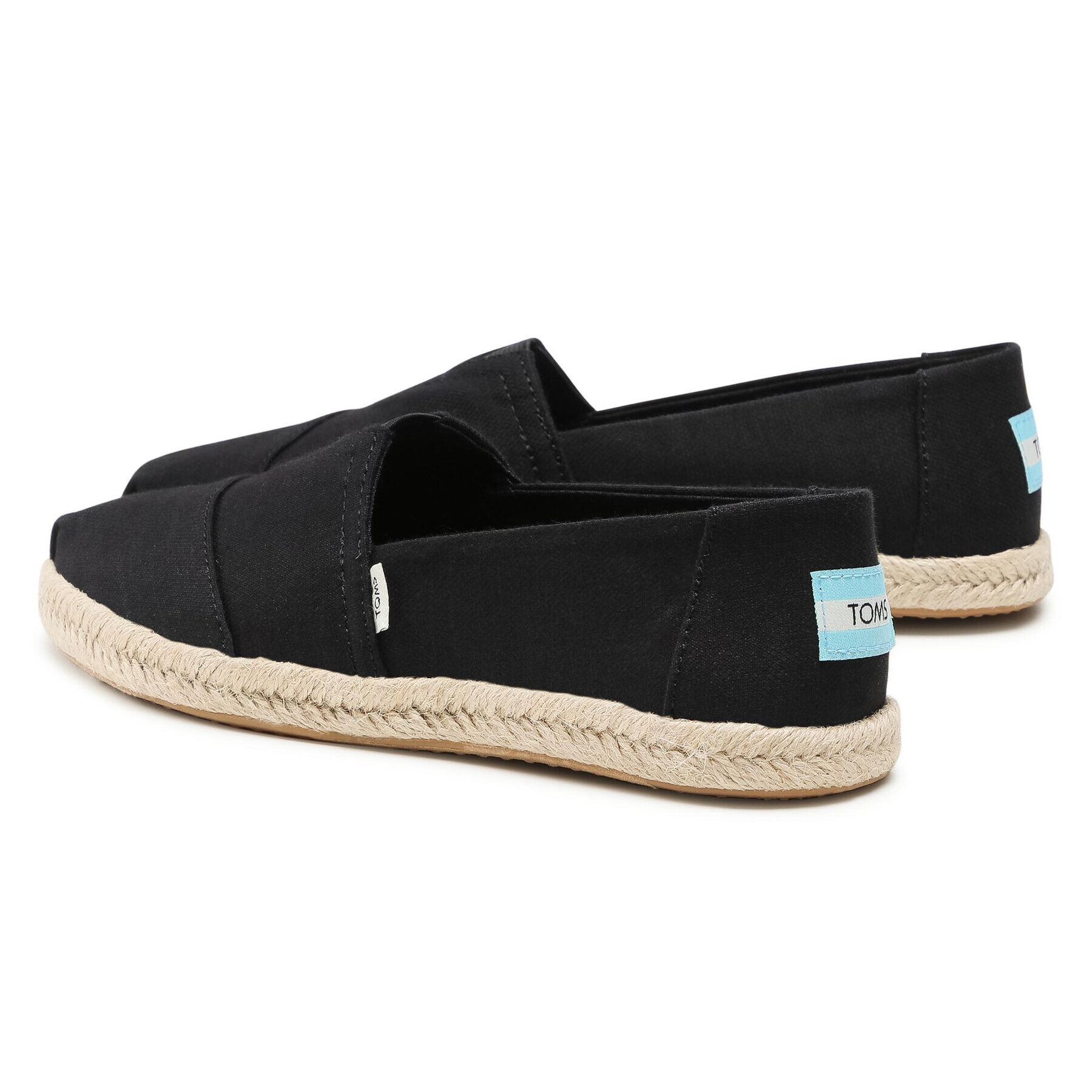 Toms Espadrile Alpargata Rope 10016250 Črna - Pepit.si