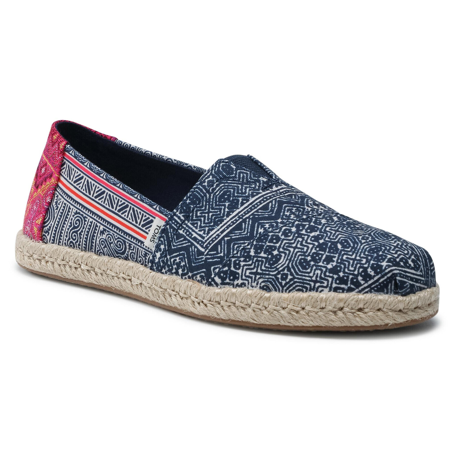 Toms Espadrile Alpargata Rope 10016263 Mornarsko modra - Pepit.si