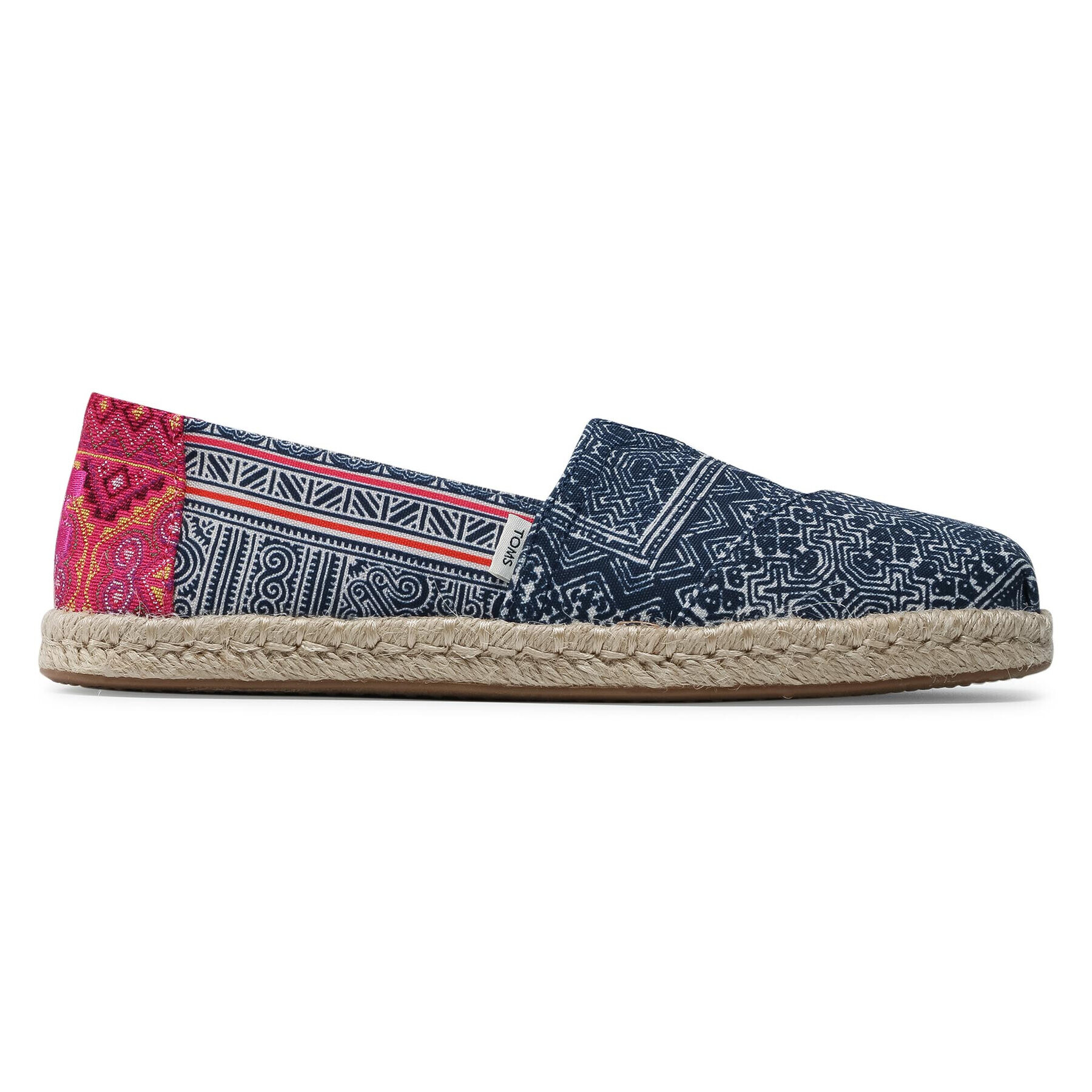 Toms Espadrile Alpargata Rope 10016263 Mornarsko modra - Pepit.si