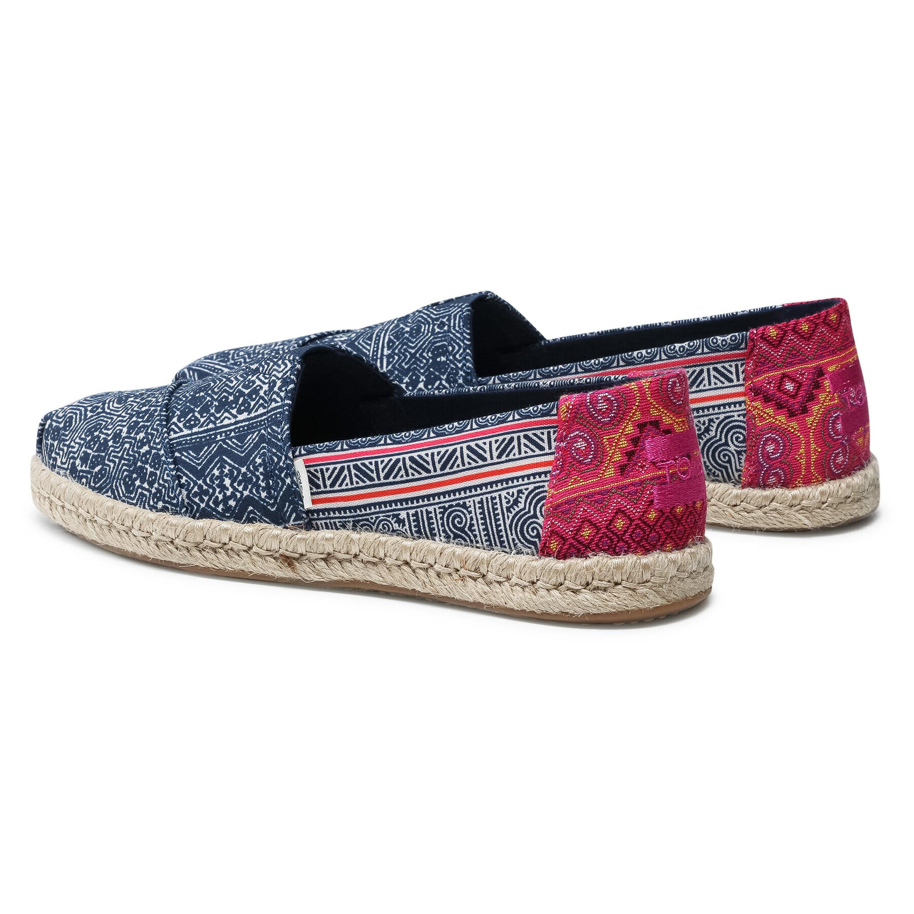 Toms Espadrile Alpargata Rope 10016263 Mornarsko modra - Pepit.si