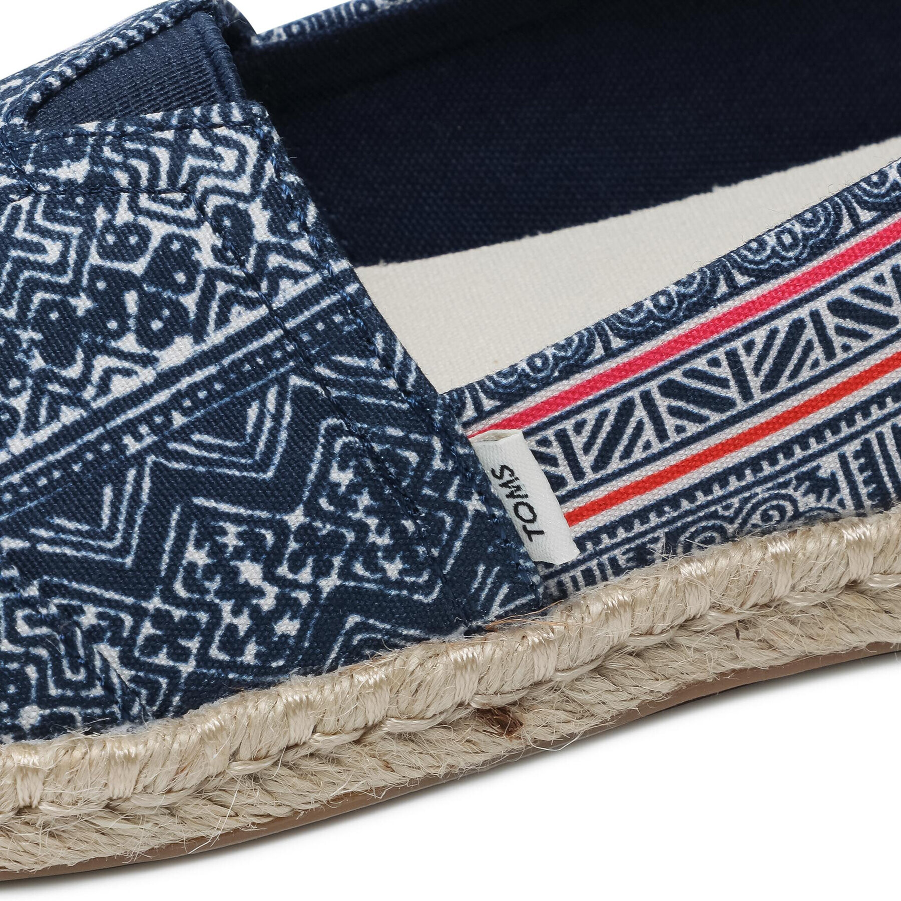 Toms Espadrile Alpargata Rope 10016263 Mornarsko modra - Pepit.si