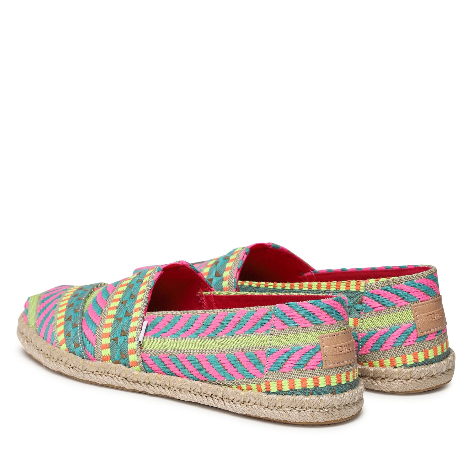 Toms Espadrile Alpargata Rope 10019671 Zelena - Pepit.si