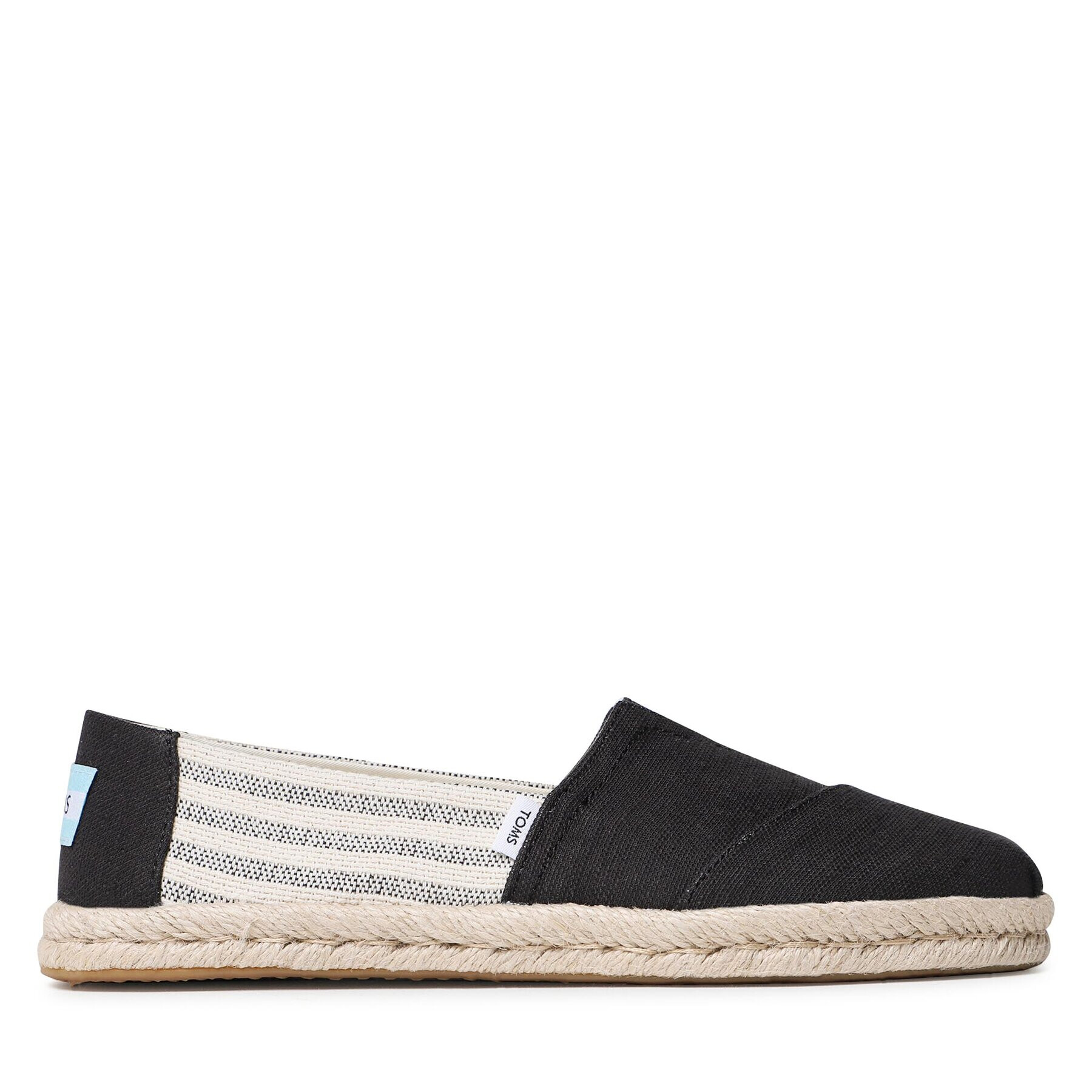 Toms Espadrile Alpargata Rope 10019904 Črna - Pepit.si