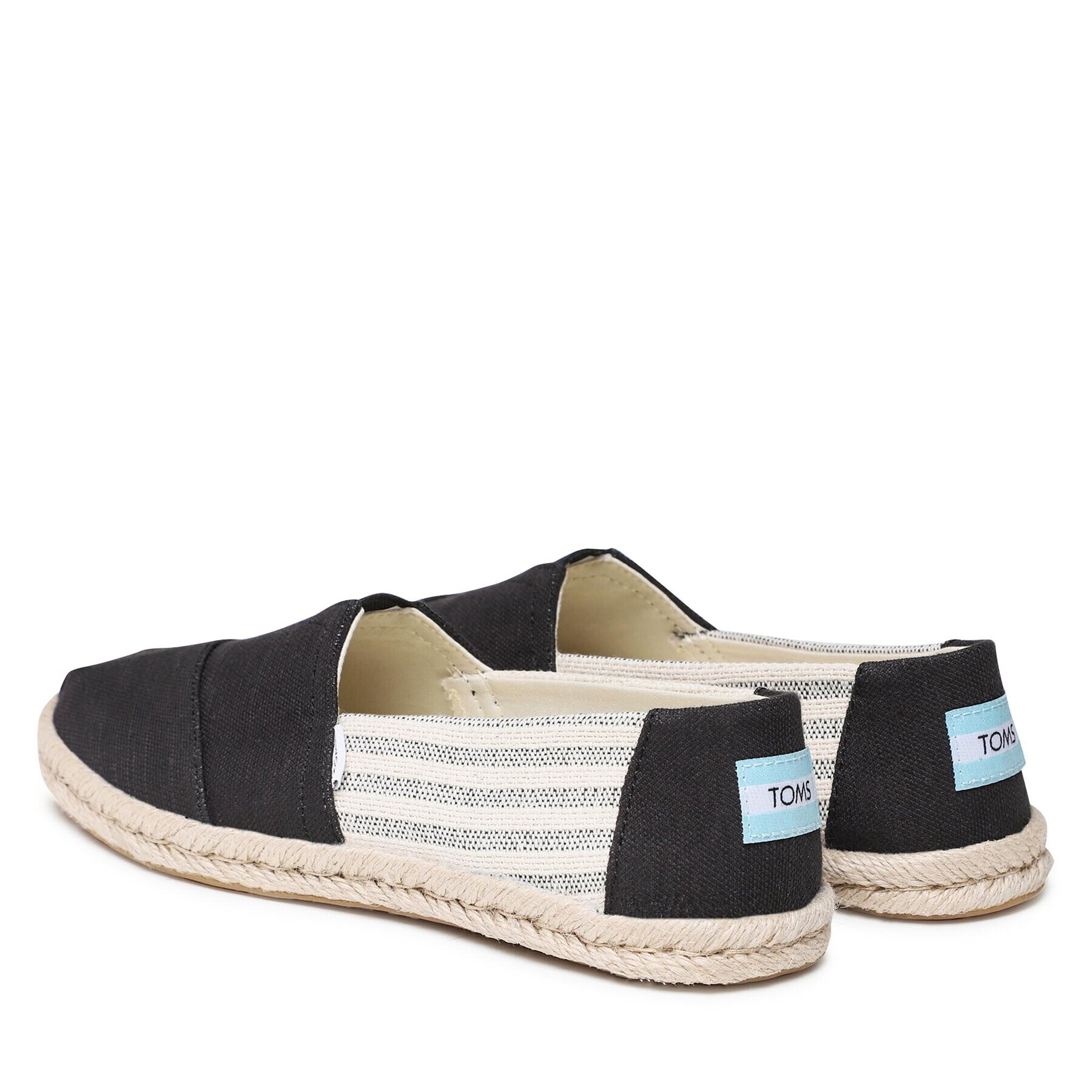 Toms Espadrile Alpargata Rope 10019904 Črna - Pepit.si