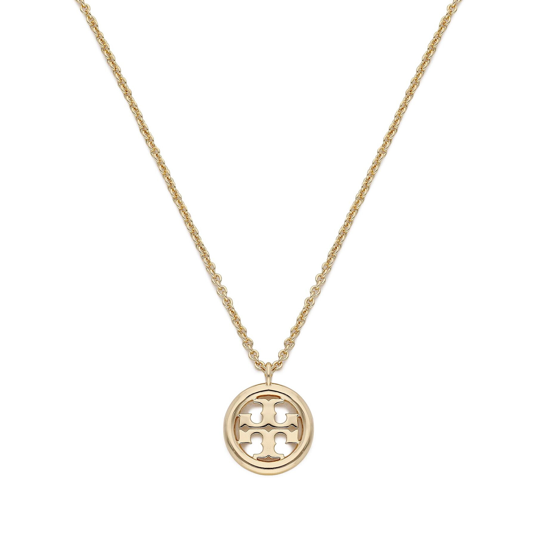 Tory Burch Ogrlica Miller Pendant Necklace 137185 Zlata - Pepit.si