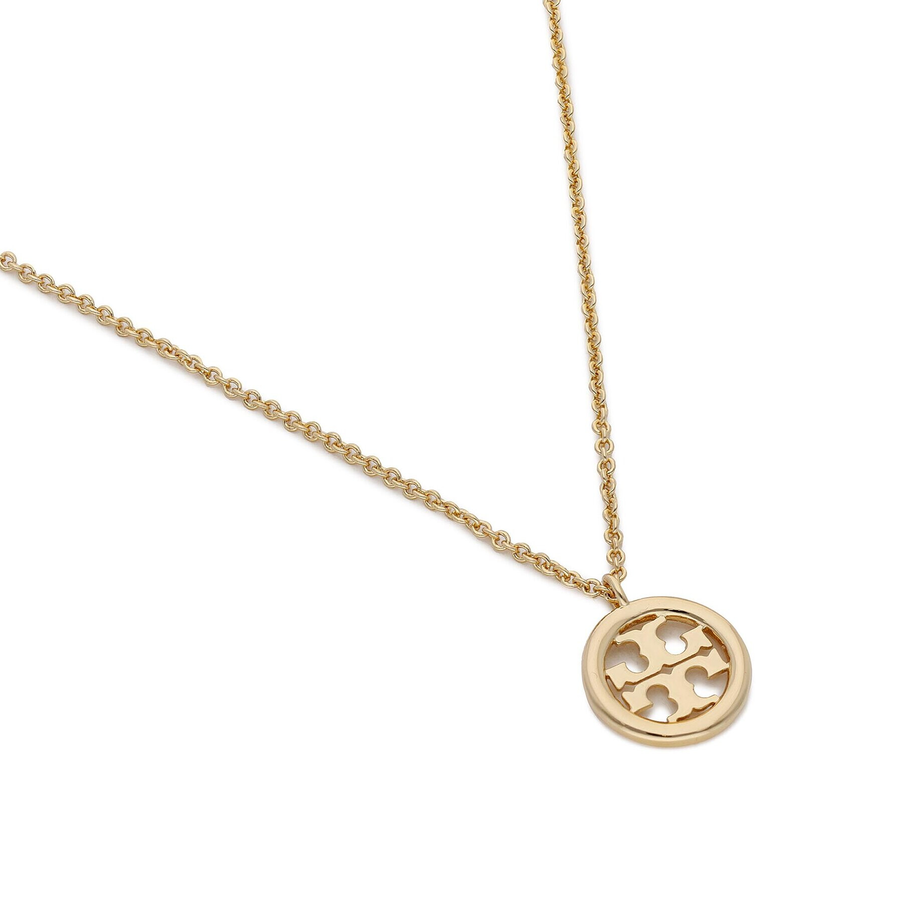 Tory Burch Ogrlica Miller Pendant Necklace 137185 Zlata - Pepit.si