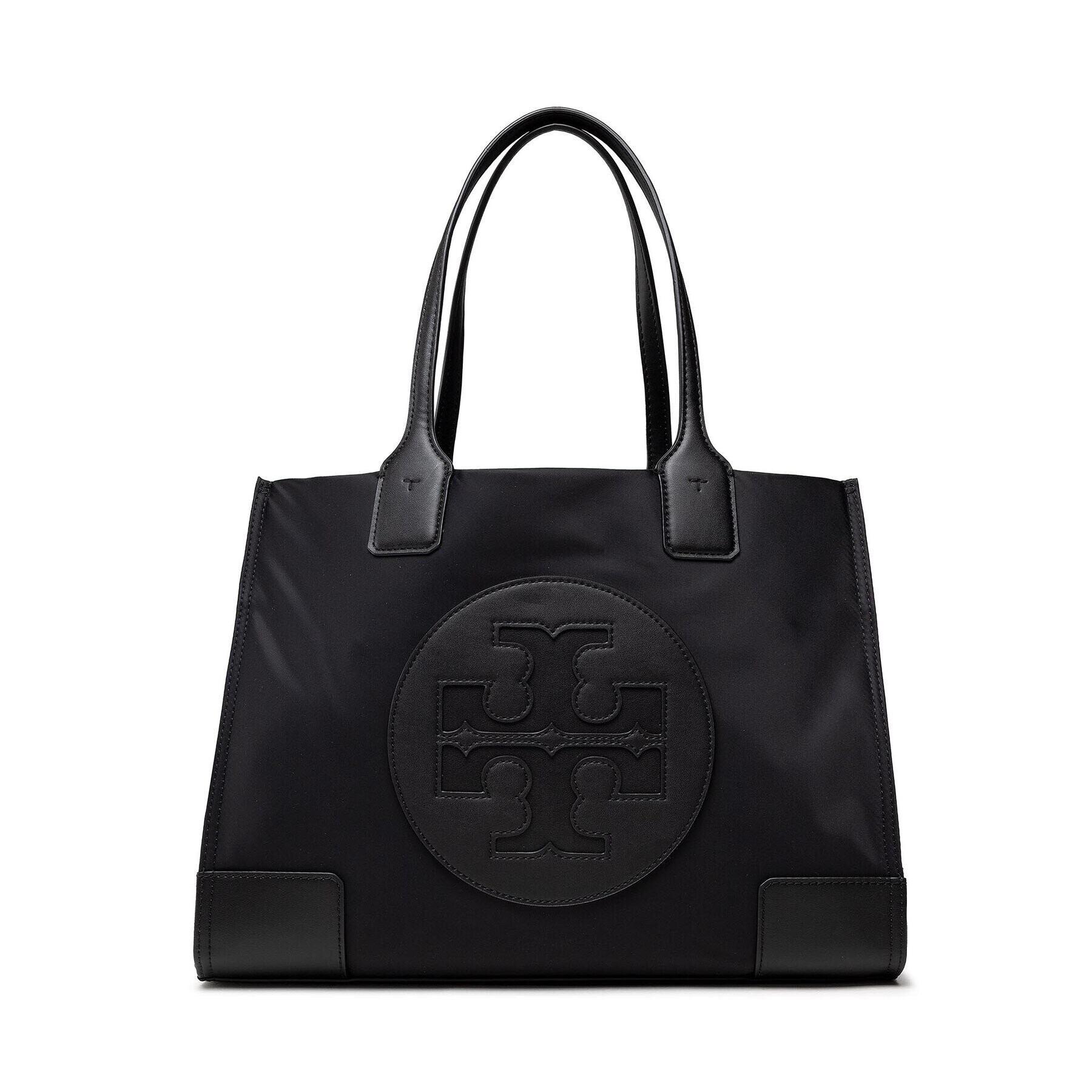 Tory Burch Ročna torba Ella Mini Tote 80477 Črna - Pepit.si