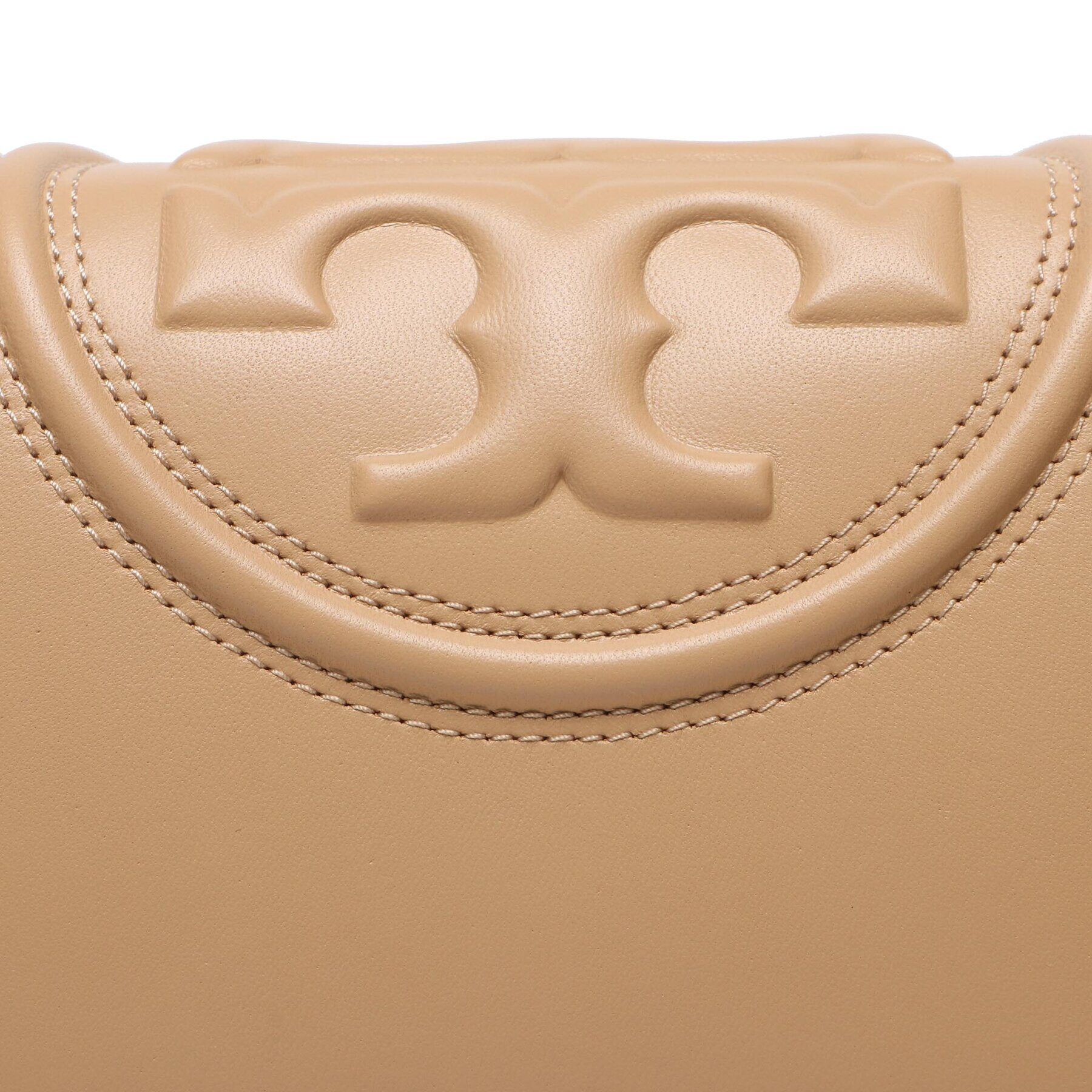 Tory Burch Ročna torba Fleming Convertible Shoulder Bag 76997 Bež - Pepit.si