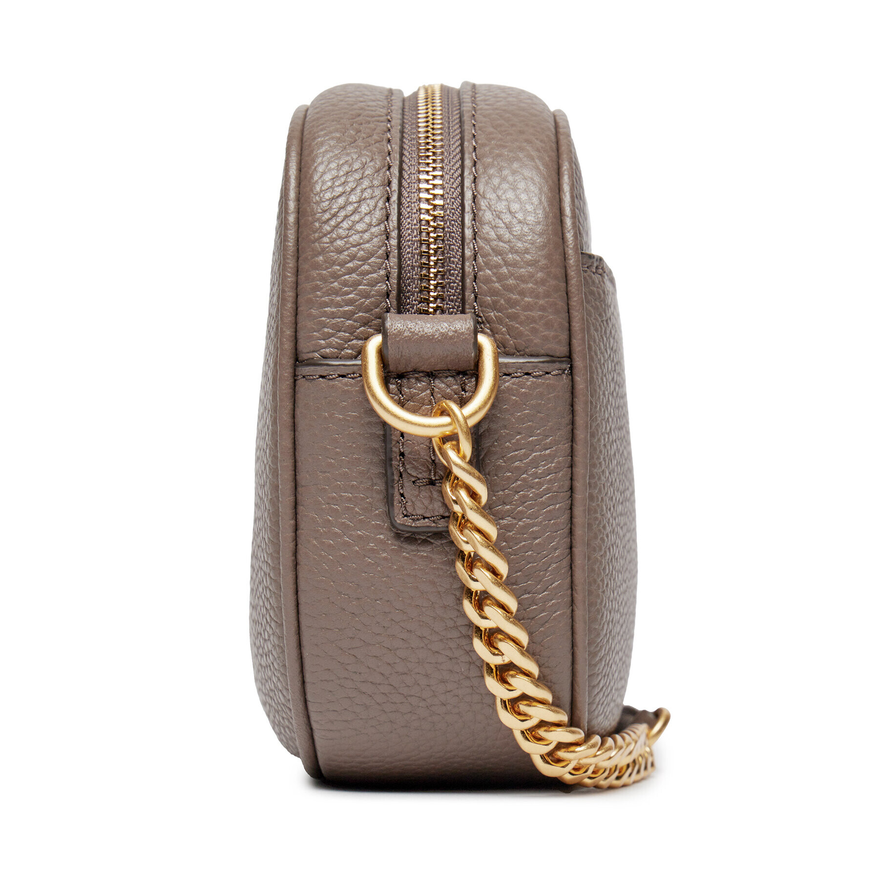 Tory Burch Ročna torba Mcgraw Camera 147578 Srebrna - Pepit.si