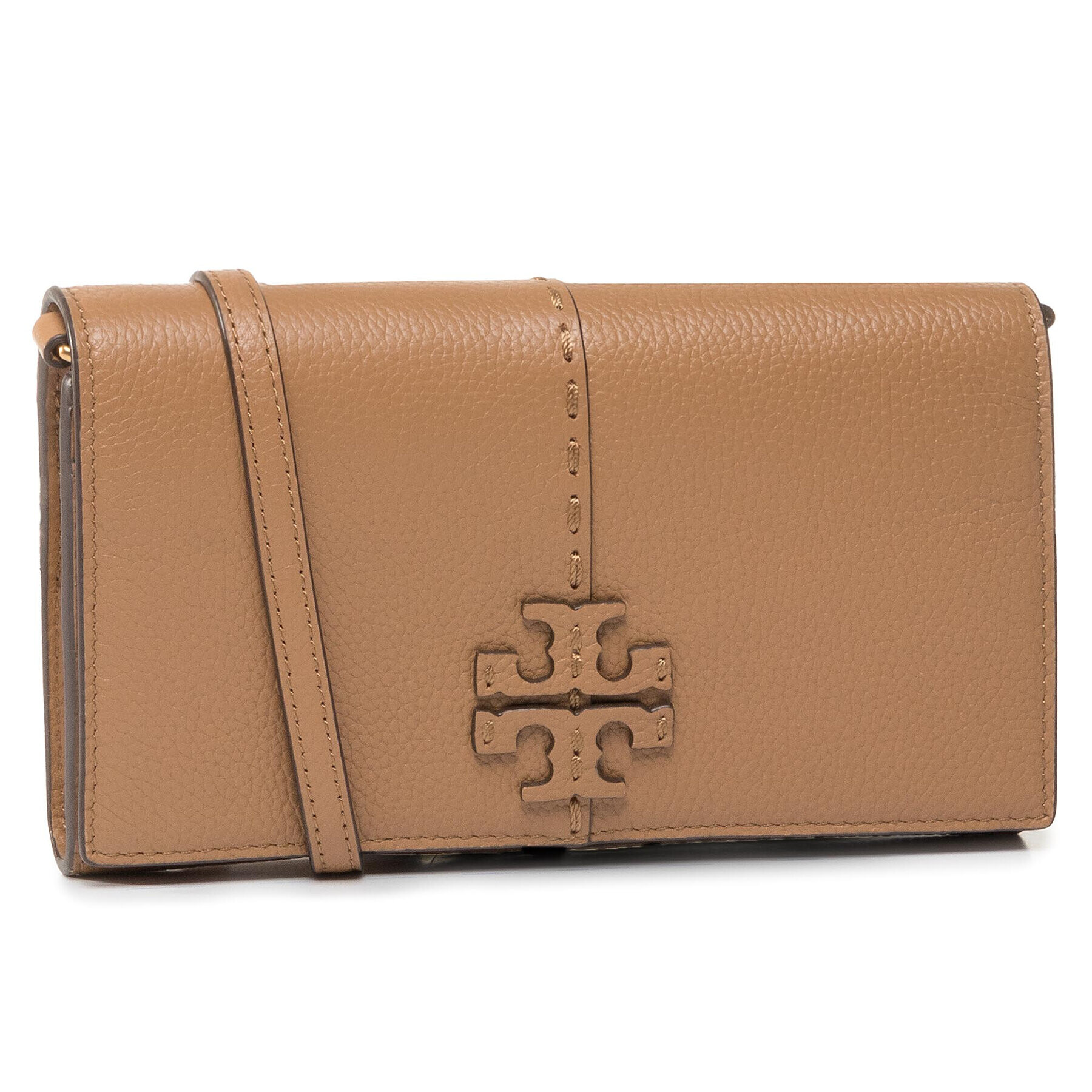 Tory Burch Ročna torba McGraw Wallet Crossbody 64502 Rjava - Pepit.si