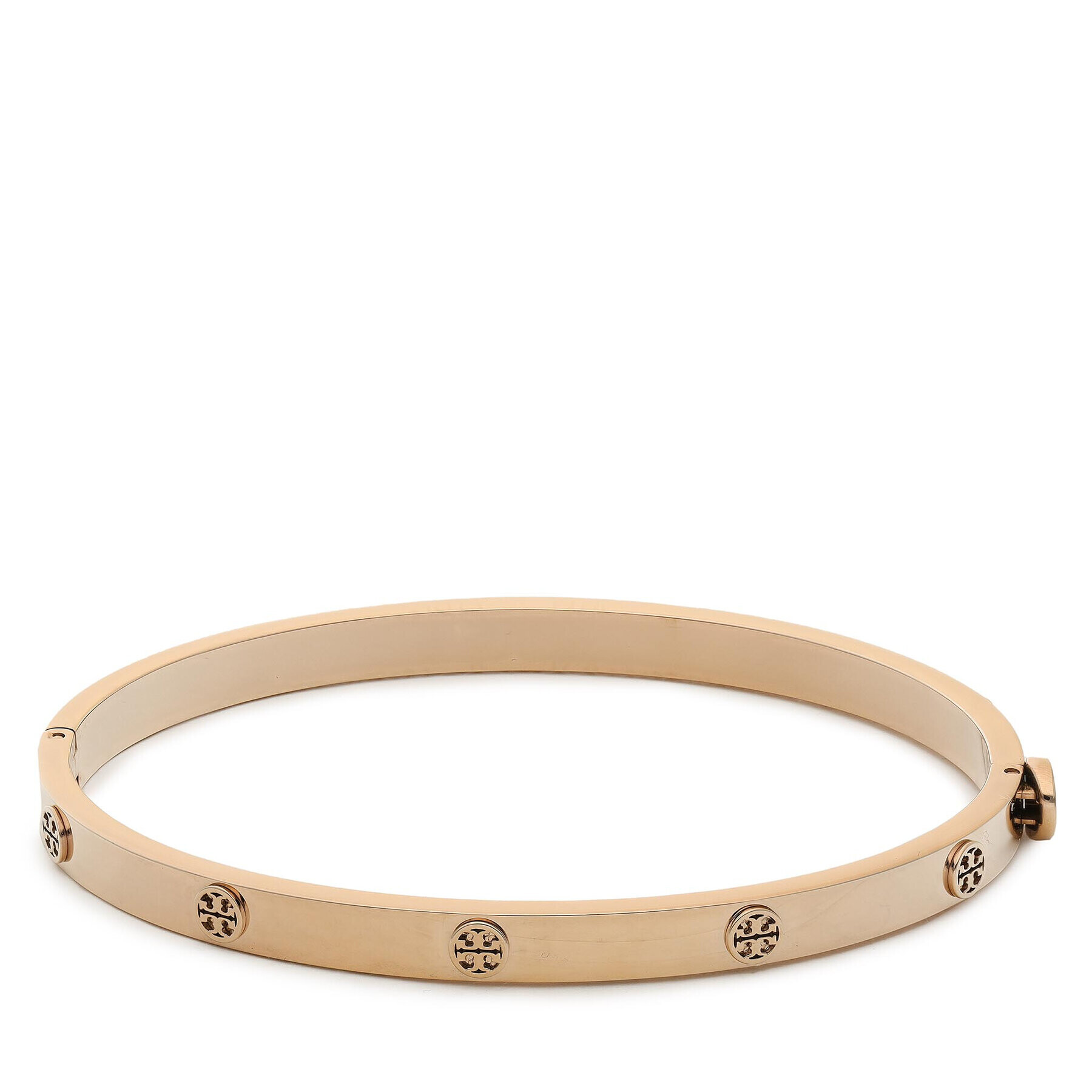 Tory Burch Zapestnica Miller Stud 5Mm Hinge Bracelet Roza - Pepit.si