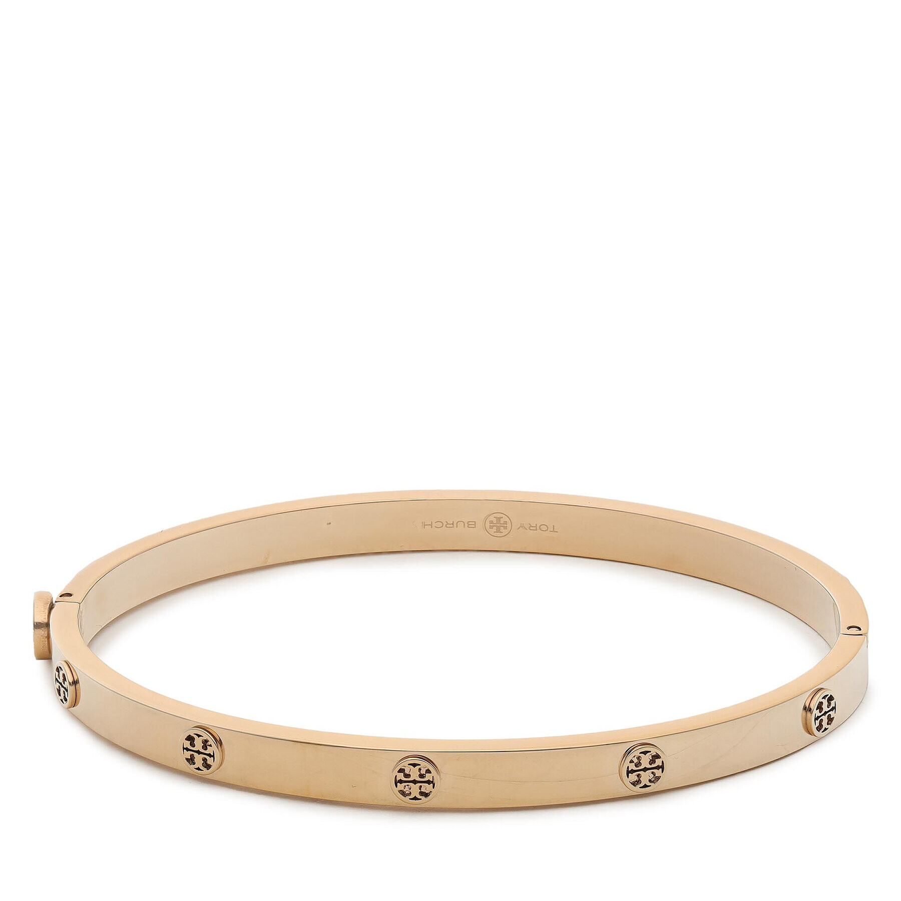 Tory Burch Zapestnica Miller Stud 5Mm Hinge Bracelet Roza - Pepit.si