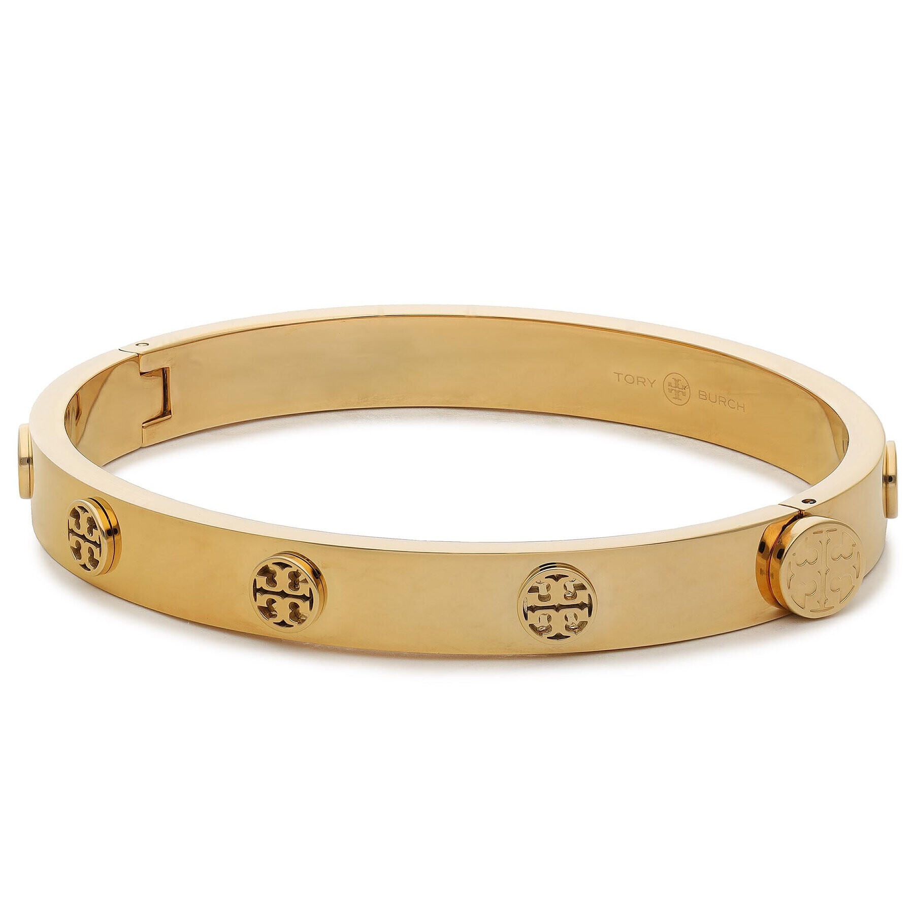 Tory Burch Zapestnica Miller Stud Hinge Bracelet 78420 Zlata - Pepit.si