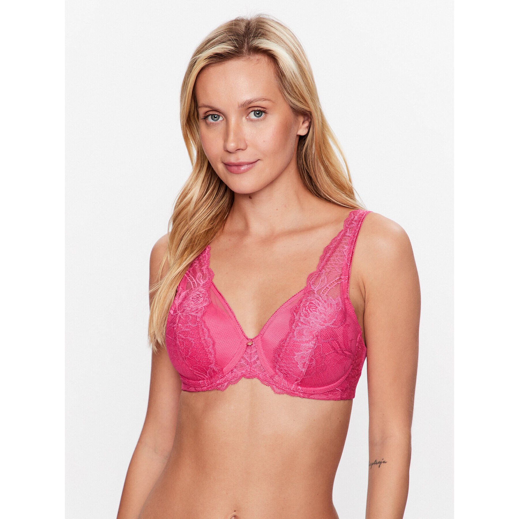 Triumph Nedrček s kostjo Wild Peony Florale 10209627 Roza - Pepit.si