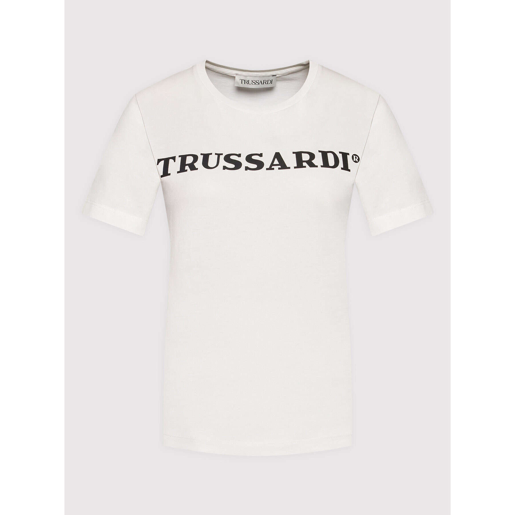 Trussardi Majica 56T00474 Bela Regular Fit - Pepit.si