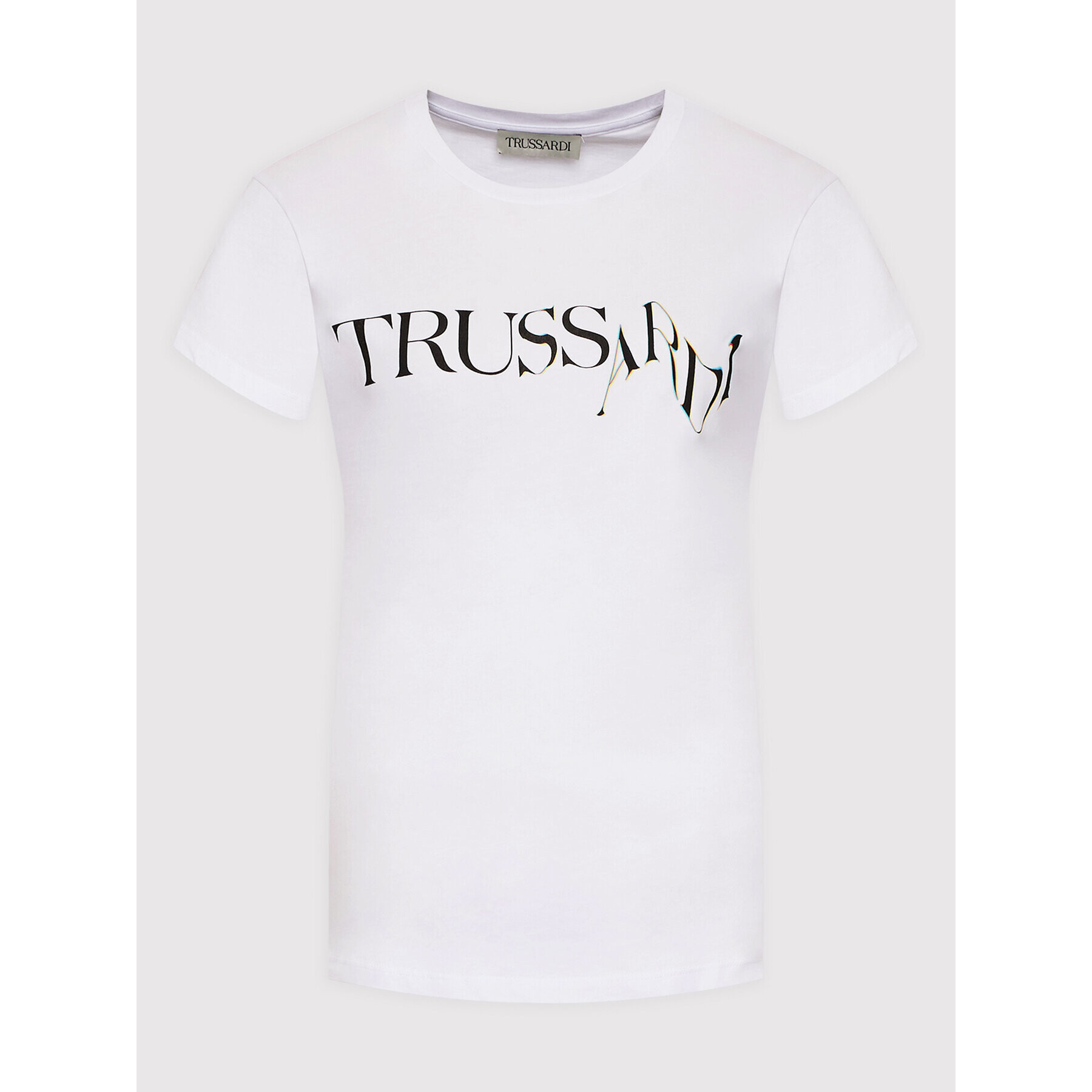 Trussardi Majica 56T00524 Bela Regular Fit - Pepit.si