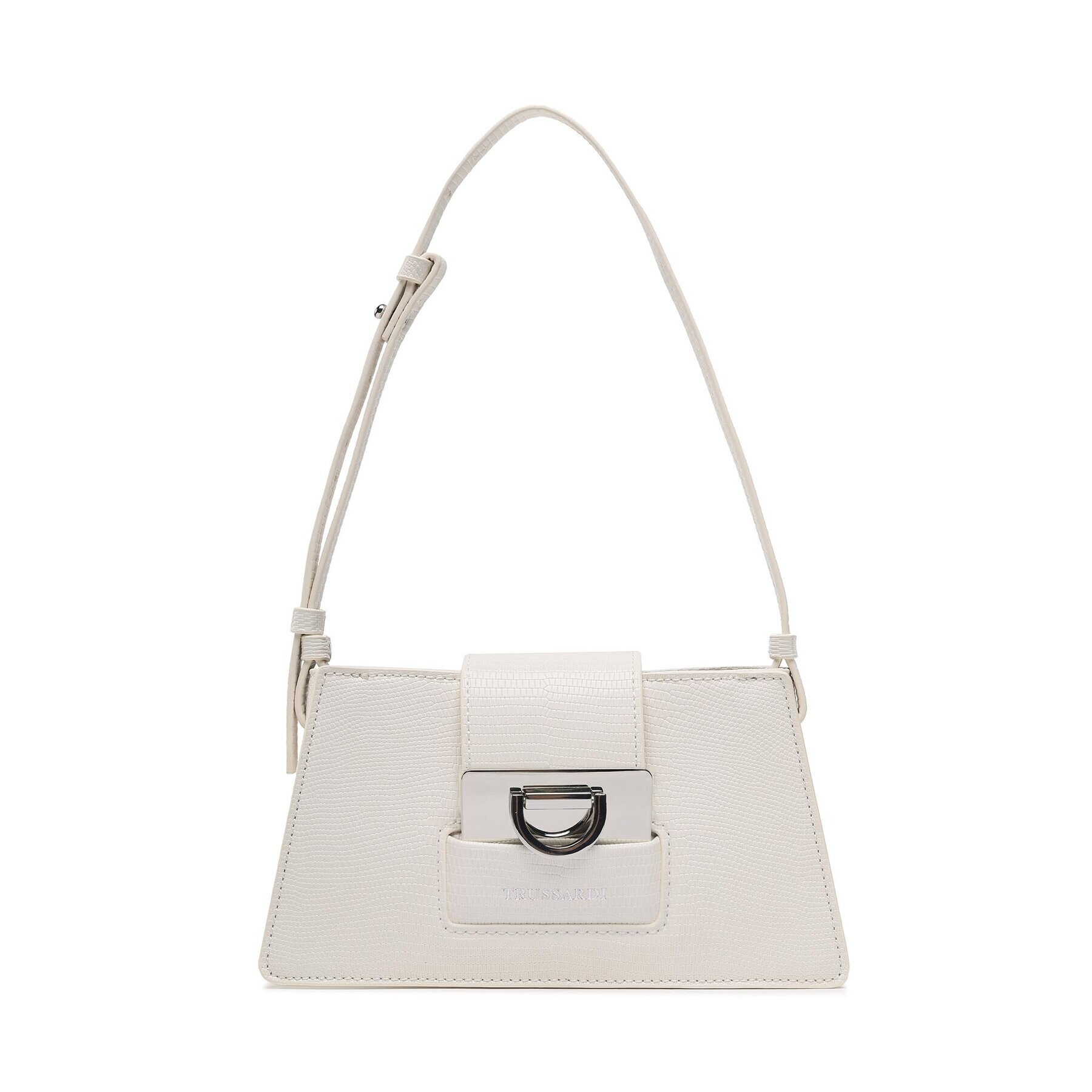 Trussardi Ročna torba 75B01484 Bela - Pepit.si