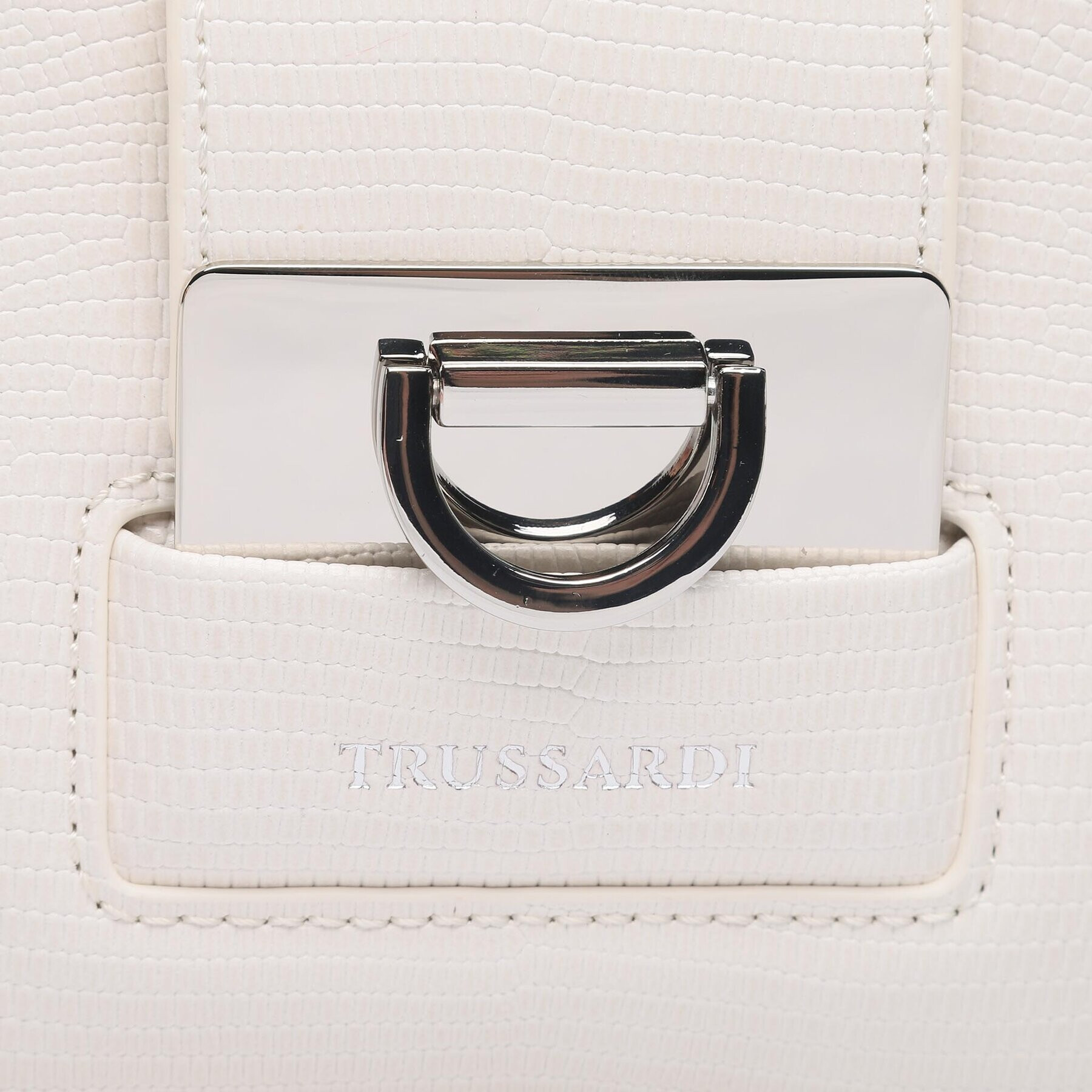 Trussardi Ročna torba 75B01484 Bela - Pepit.si