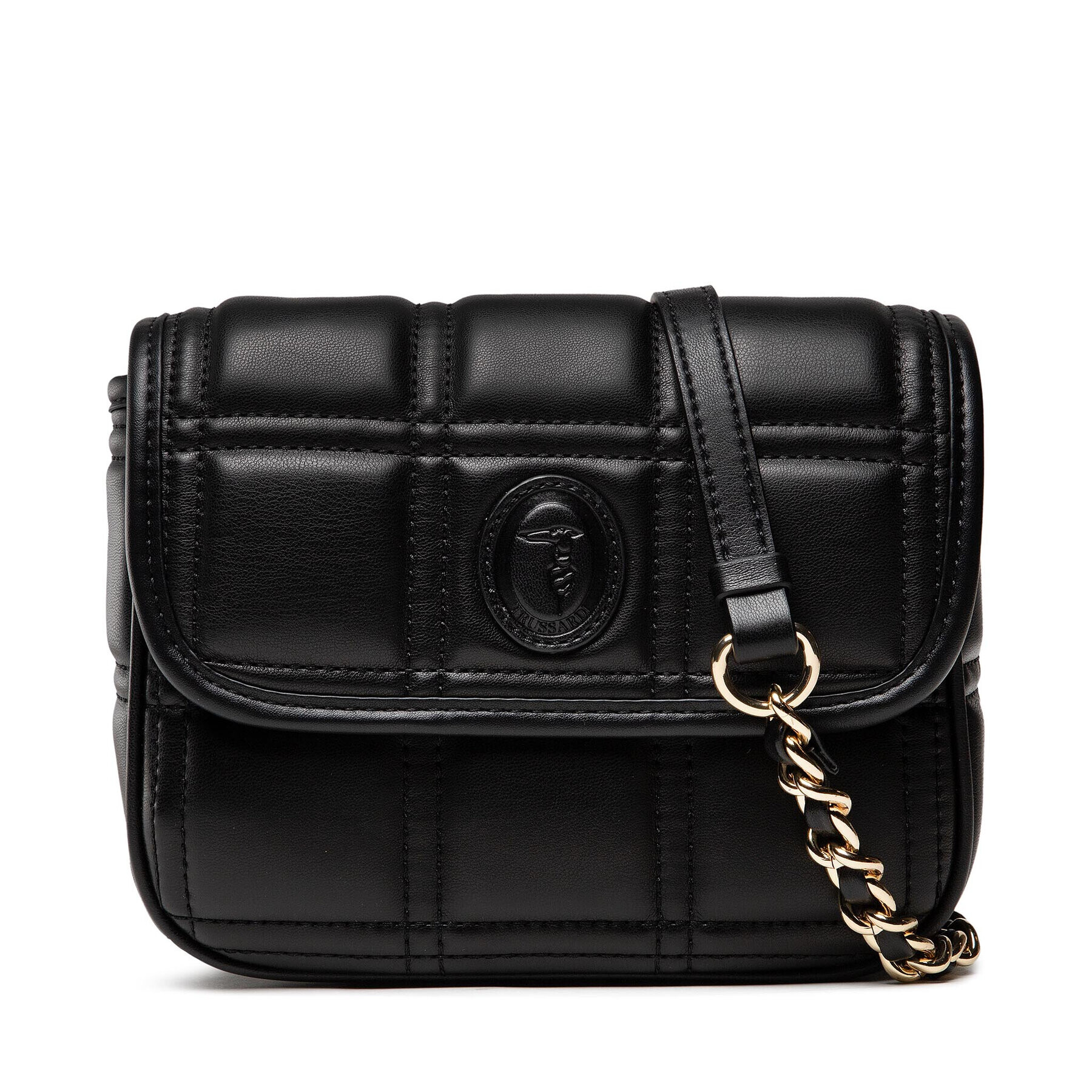 Trussardi Ročna torba Alyssa Shoulder 75B01241 Črna - Pepit.si