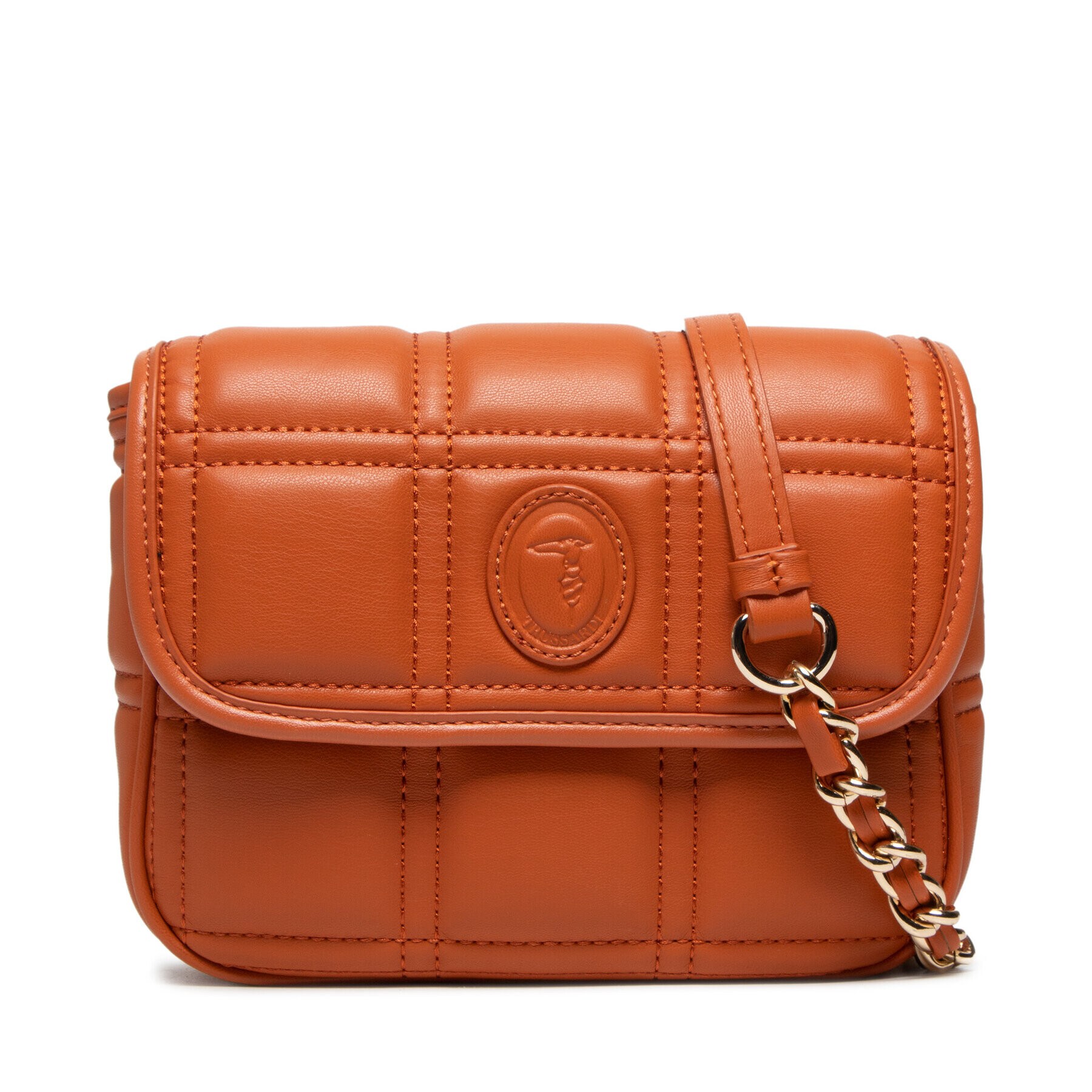 Trussardi Ročna torba Alyssa Shoulder 75B01241 Rjava - Pepit.si