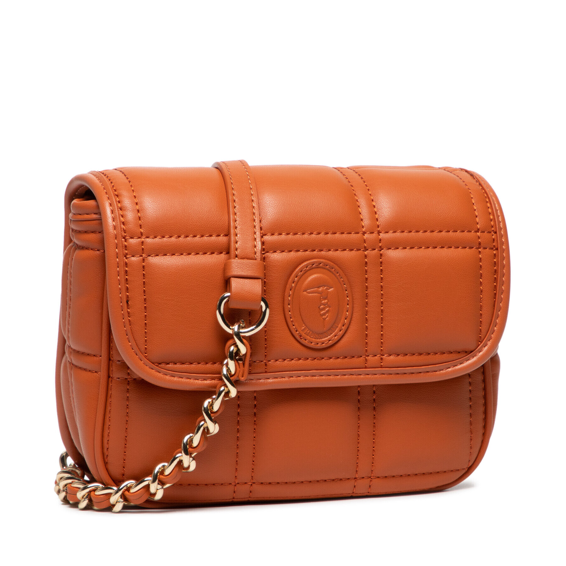 Trussardi Ročna torba Alyssa Shoulder 75B01241 Rjava - Pepit.si