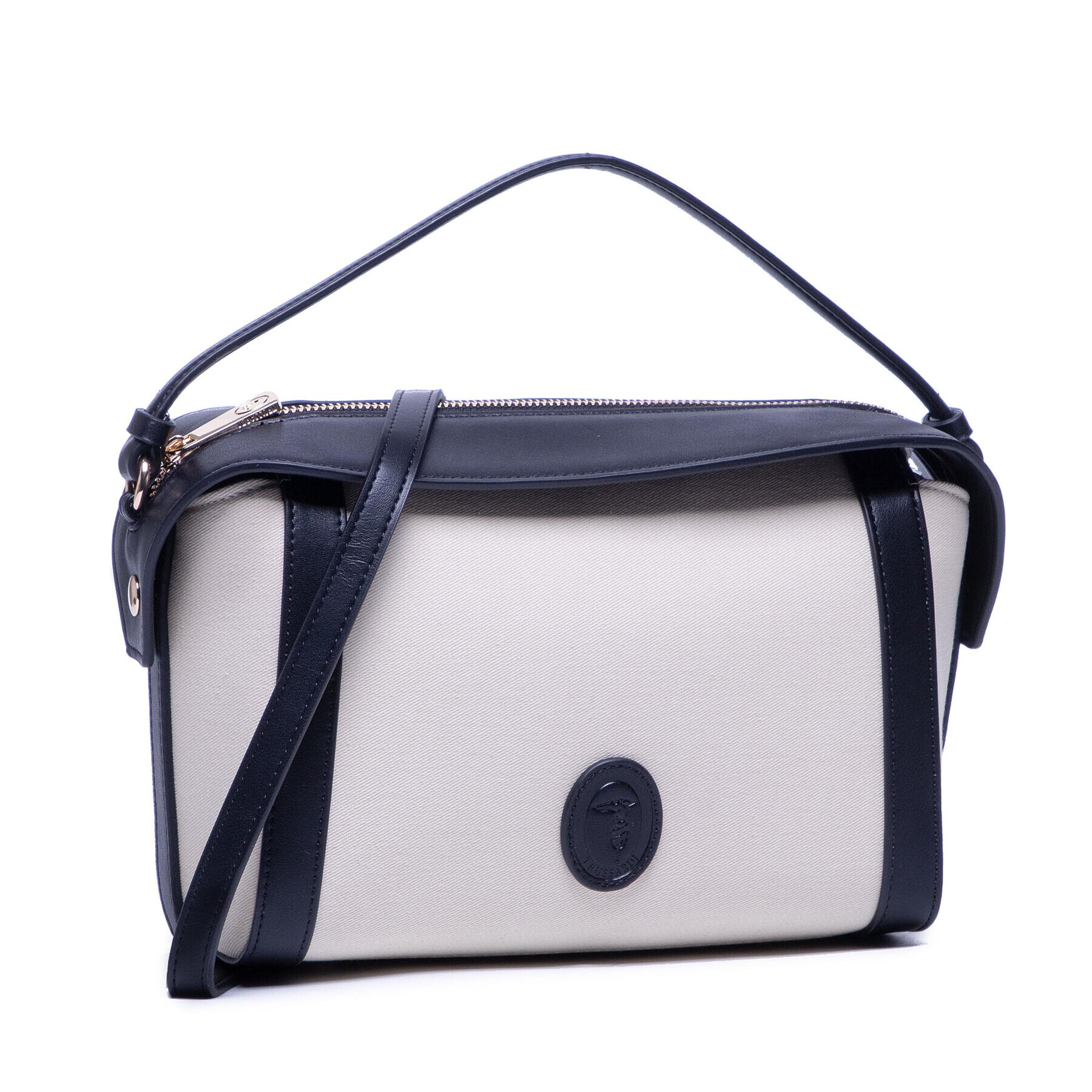 Trussardi Ročna torba Aster Crossbody Md 75B01300 Bež - Pepit.si