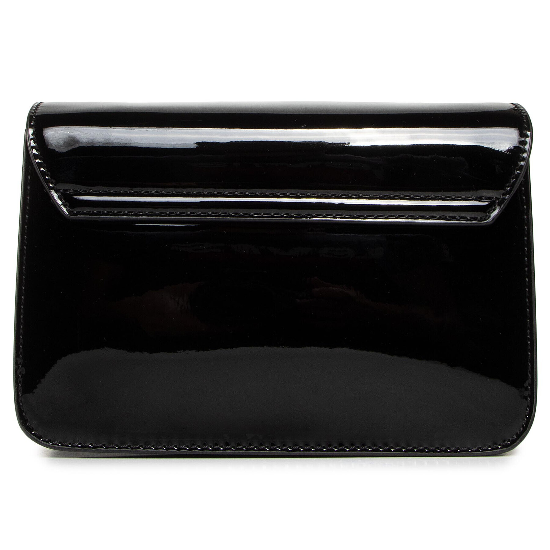 Trussardi Ročna torba Clutch 2 Gusset 75B01077 Črna - Pepit.si