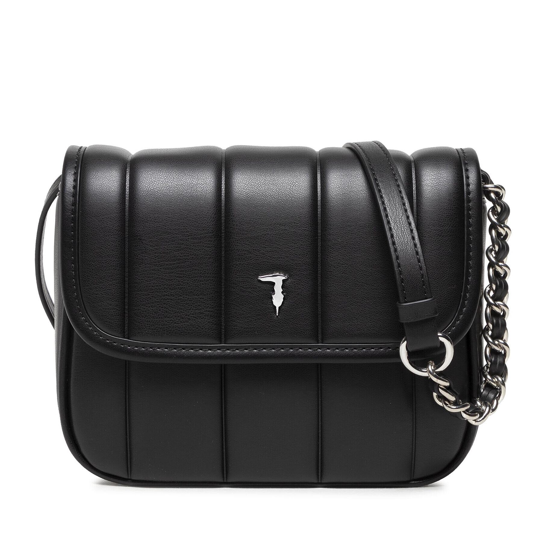 Trussardi Ročna torba Dun Shoulder Bag 75B01377 Črna - Pepit.si