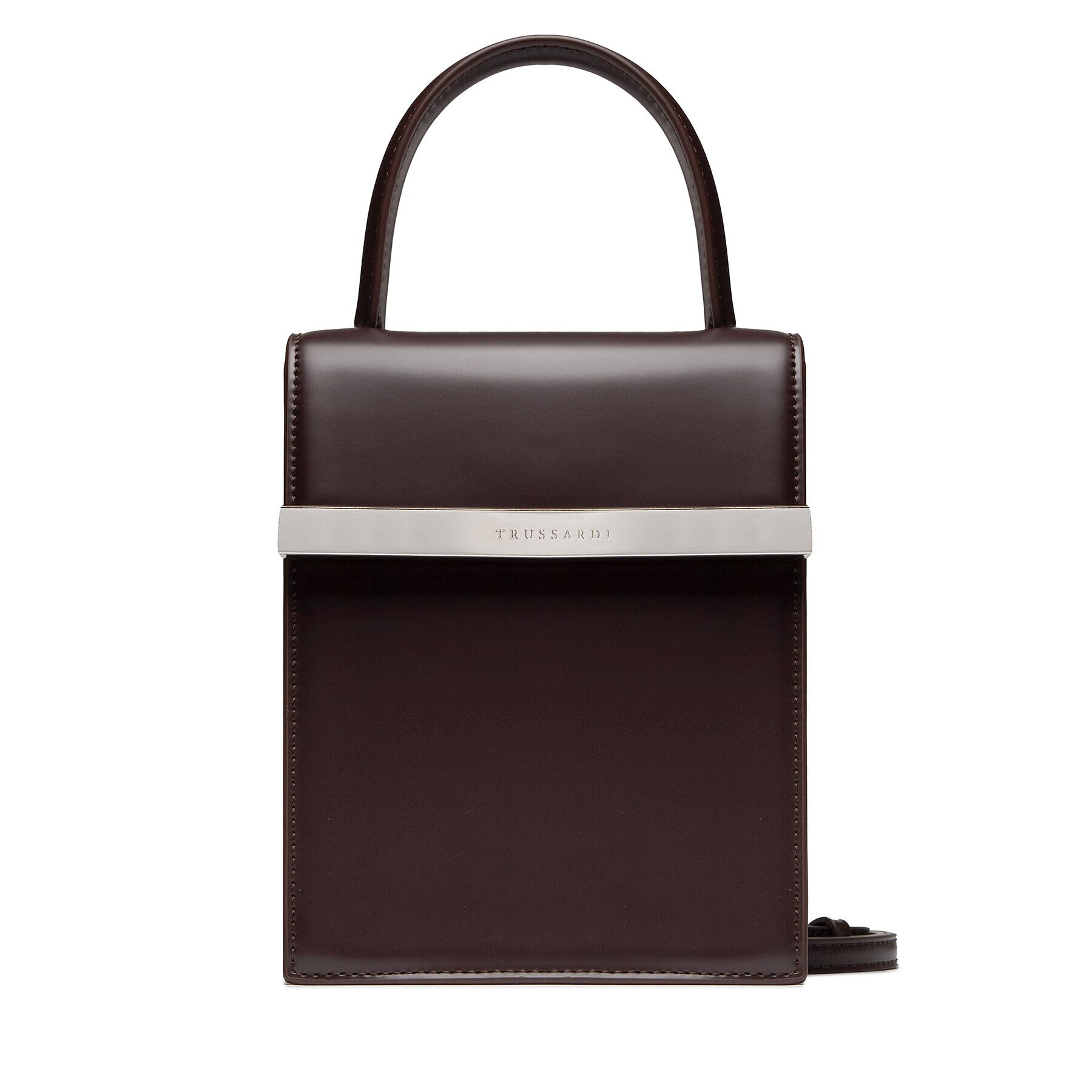 Trussardi Ročna torba Galena Top Handle 75B01383 Bordo rdeča - Pepit.si