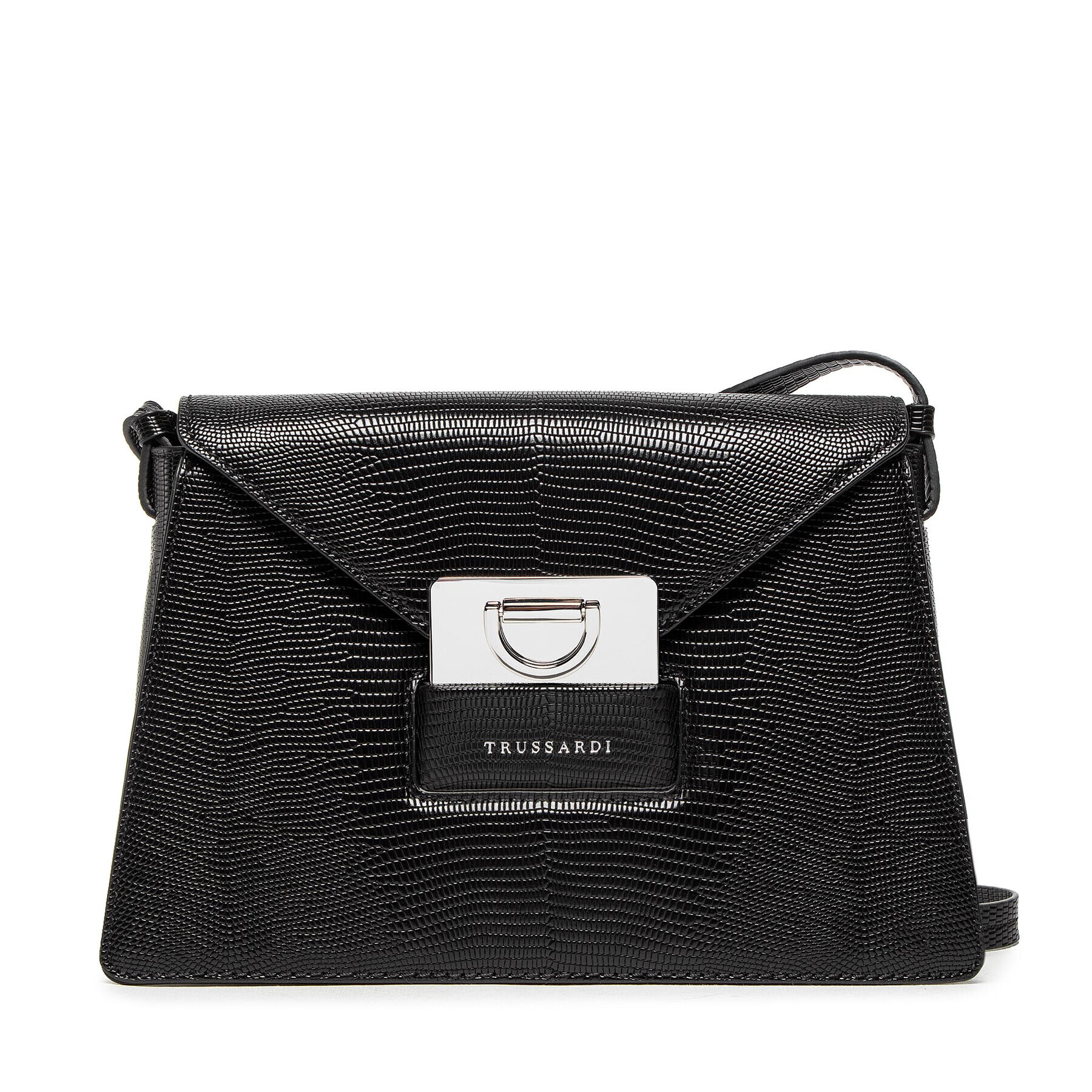 Trussardi Ročna torba Ivt Crossbody Sm 75B01370 Črna - Pepit.si