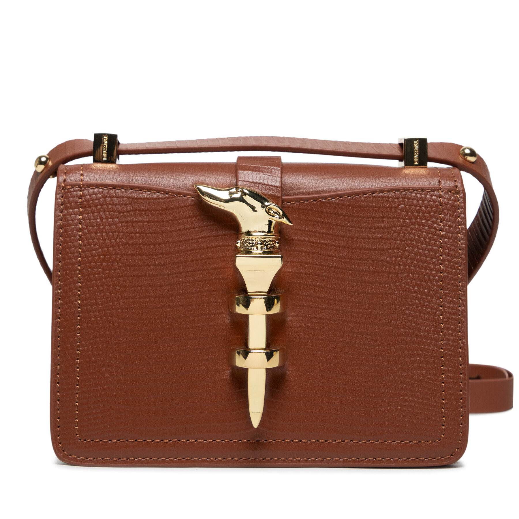 Trussardi Ročna torba Leila Crossbody Mini 75B01200 Rjava - Pepit.si