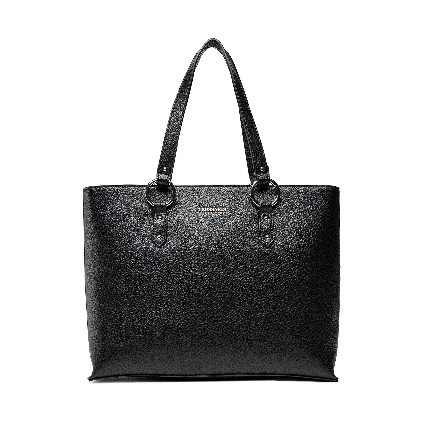 Trussardi Ročna torba New Lisbona Shopper 75B01424 Črna - Pepit.si