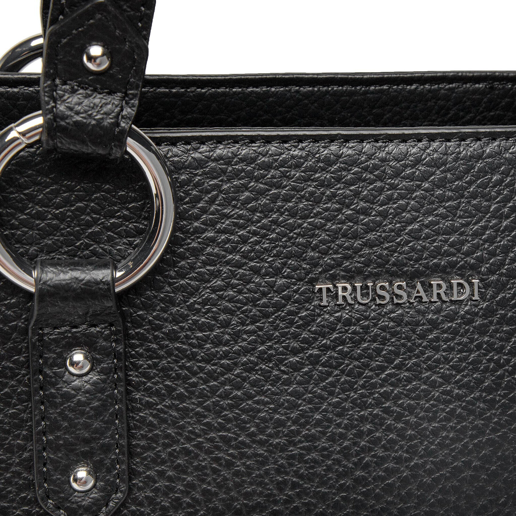 Trussardi Ročna torba New Lisbona Shopper 75B01424 Črna - Pepit.si