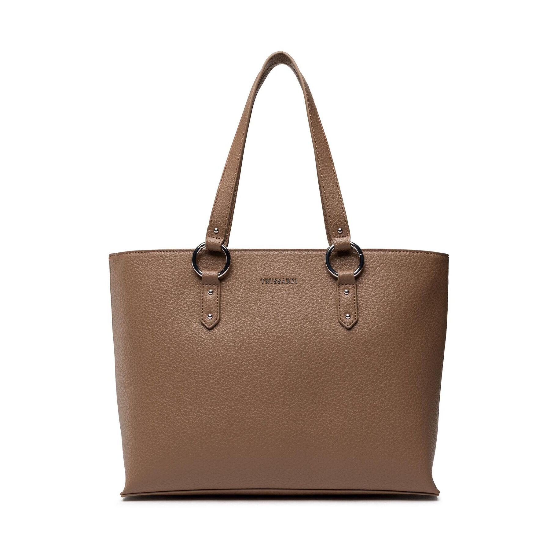 Trussardi Ročna torba New Lisbona Shopper 75B01424 Rjava - Pepit.si