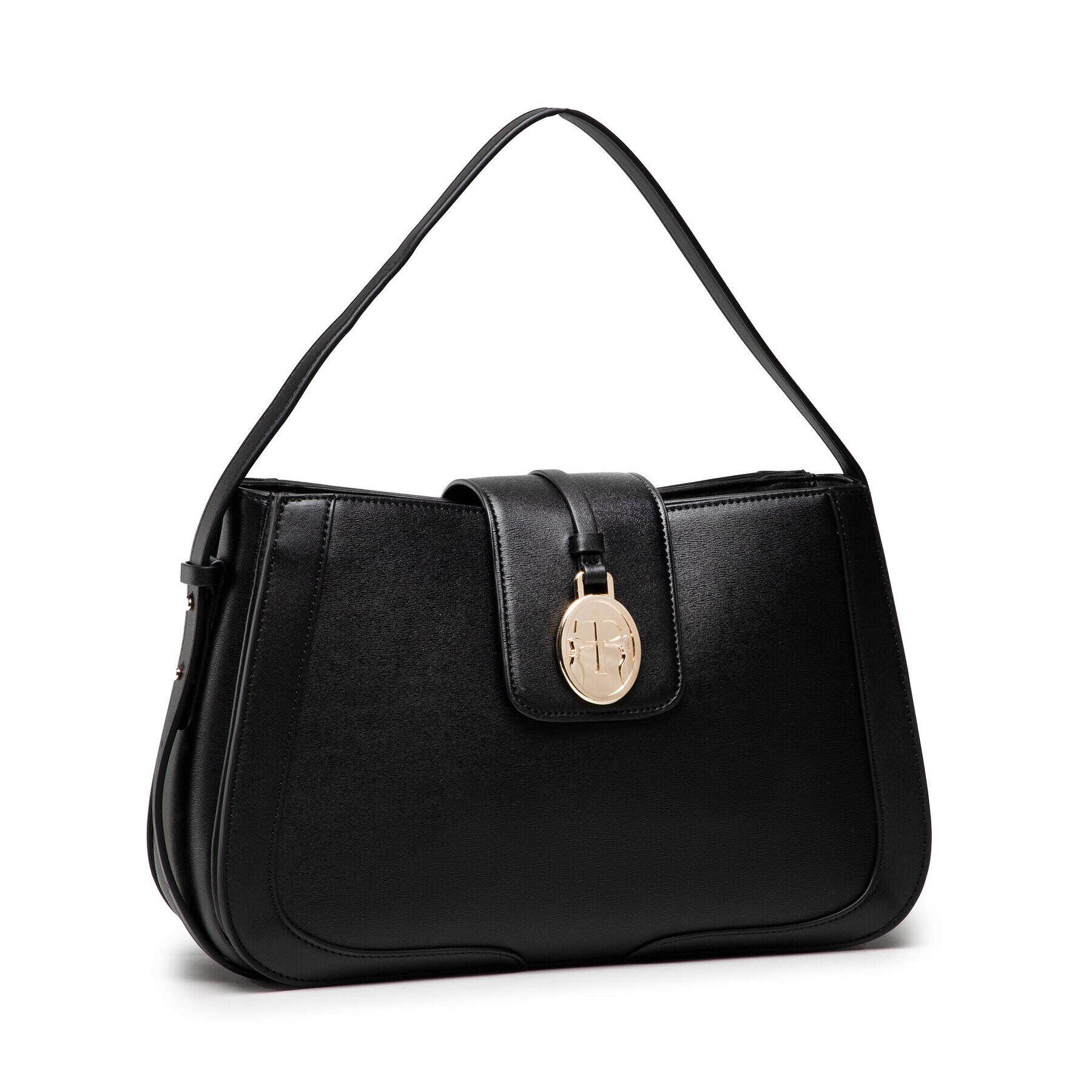 Trussardi Ročna torba Roma Hobo Pu 75B01210 Črna - Pepit.si