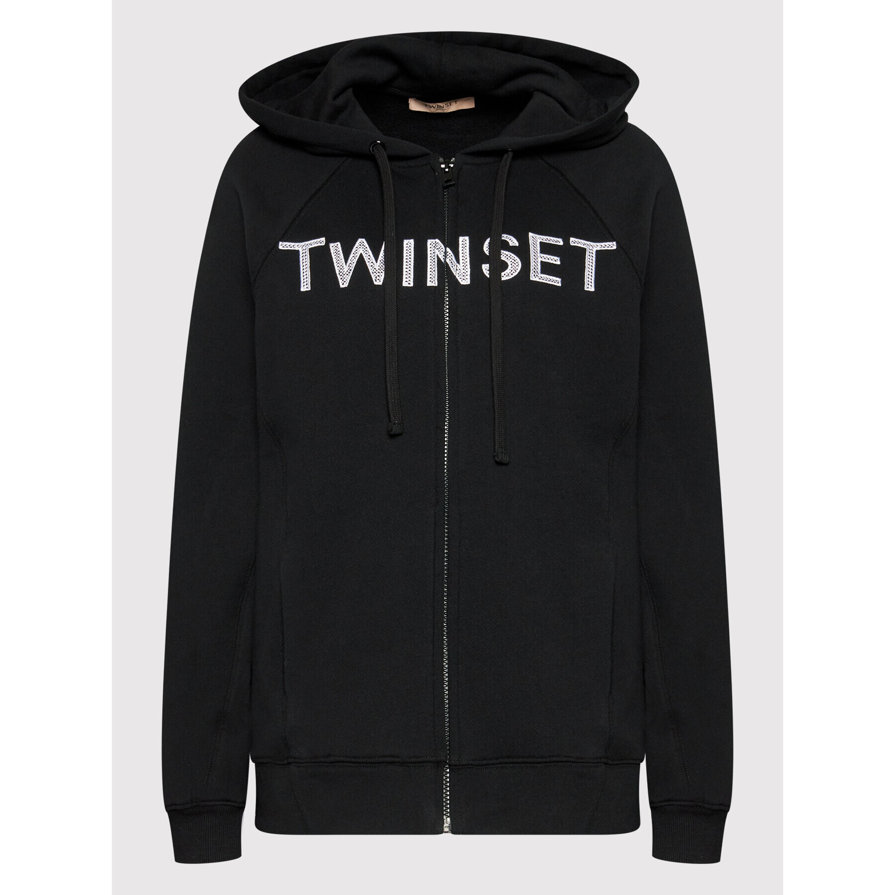 TWINSET Jopa 221TP2160 Črna Relaxed Fit - Pepit.si