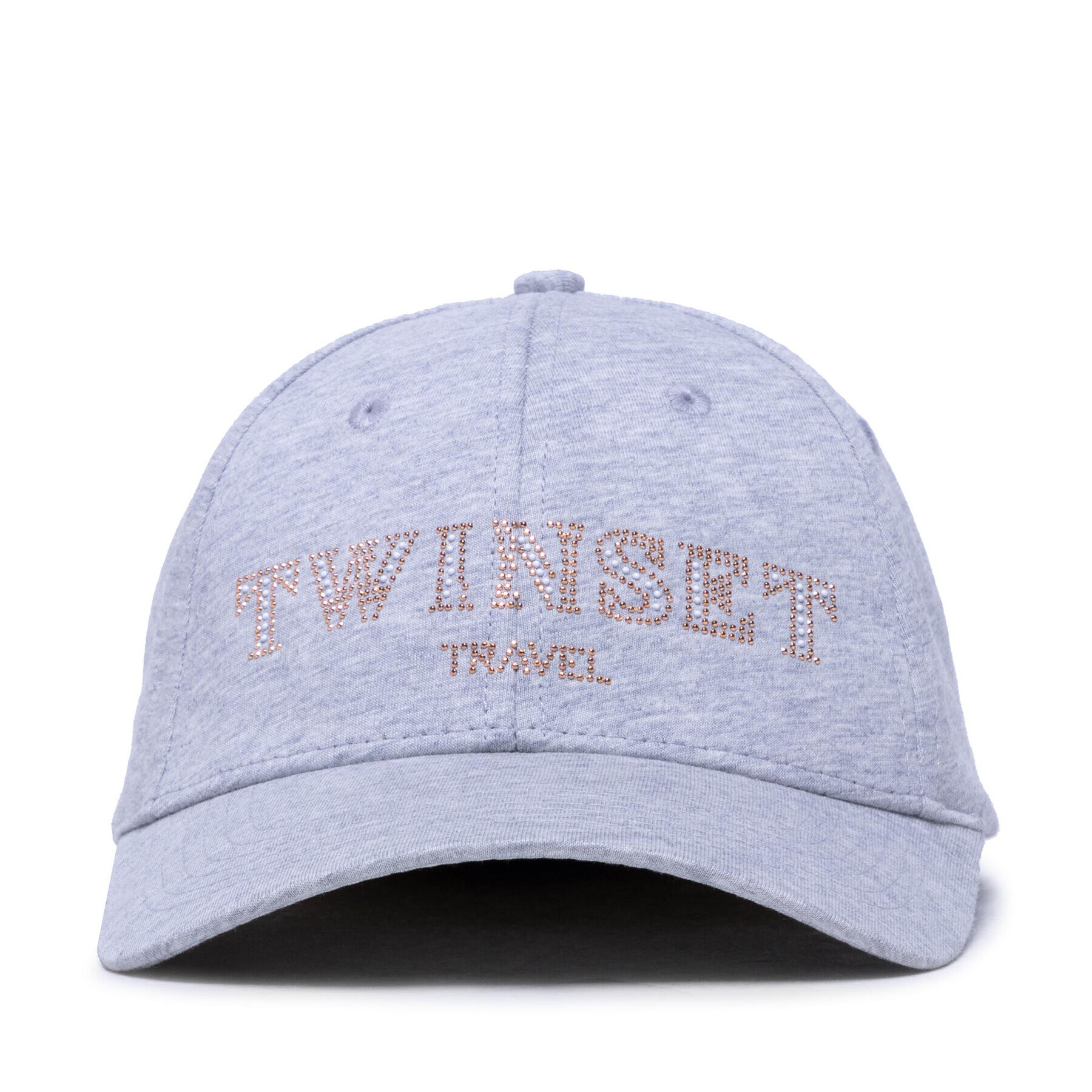 TWINSET Kapa s šiltom Cappello 212LI4ZHH Siva - Pepit.si