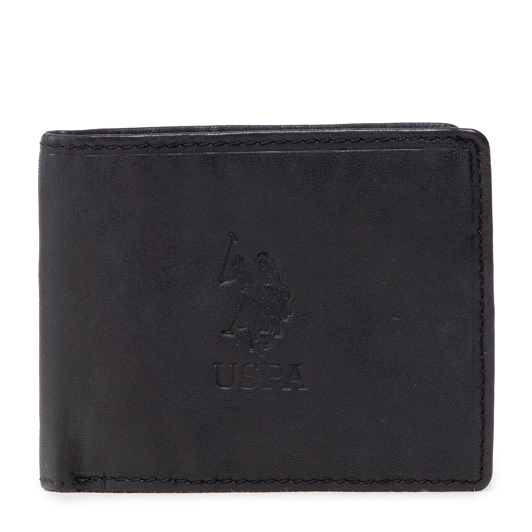 U.S. Polo Assn. Majhna ženska denarnica Horiz Wallet w/Coin&Flap WIUUY2260MHA000 Črna - Pepit.si