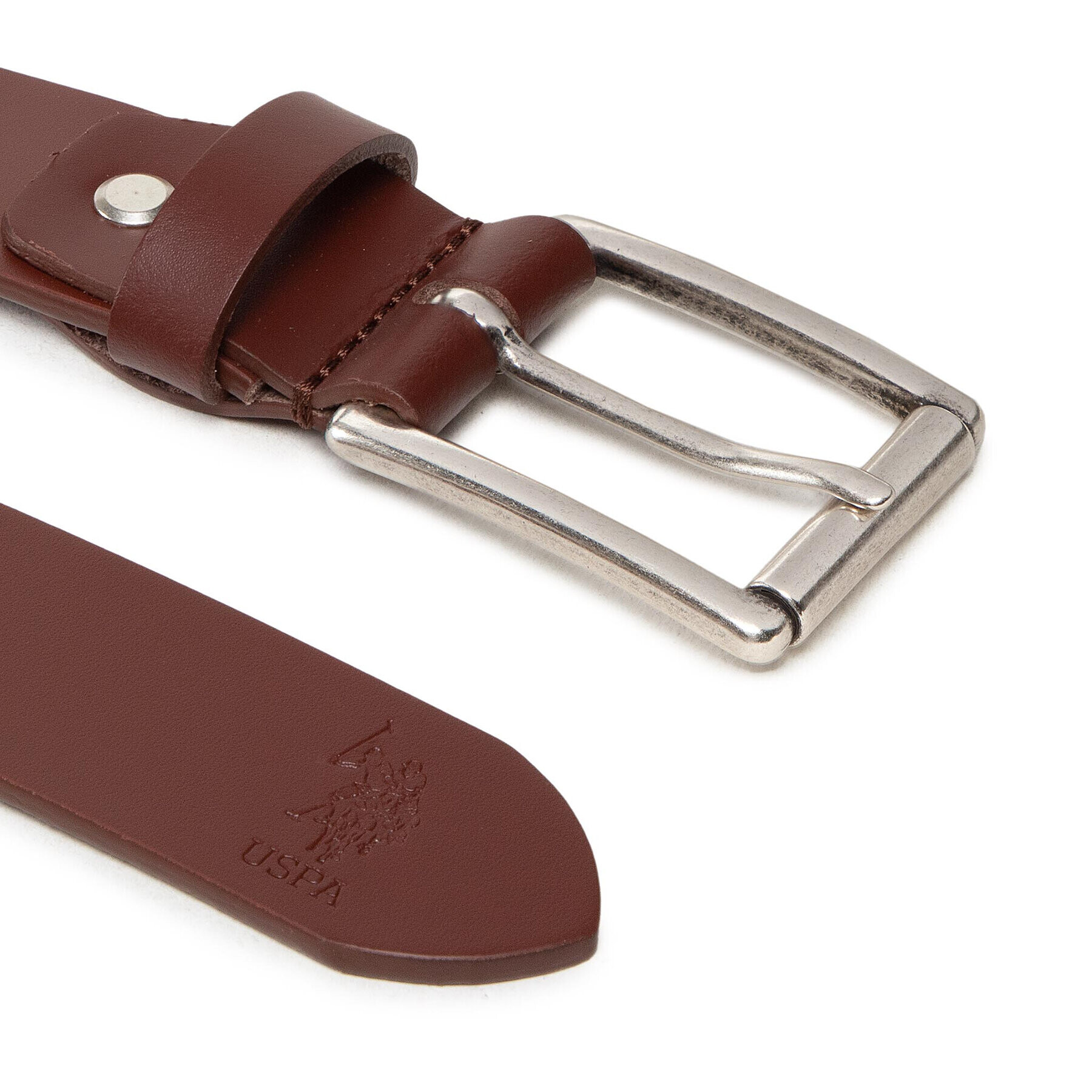 U.S. Polo Assn. Moški pas Hitchcock Belt Man H35 AIUH32315MHA504 Rjava - Pepit.si