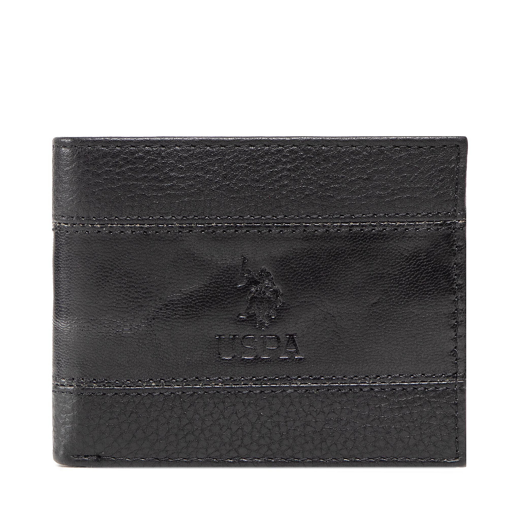 U.S. Polo Assn. Velika moška denarnica Horiz. Wallet W/Coin&Flap WIUUO2253MHA000 Črna - Pepit.si