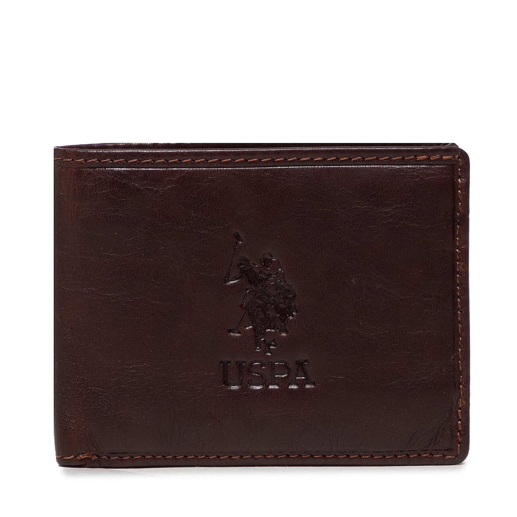 U.S. Polo Assn. Velika moška denarnica Horiz. Wallet WIUUY2259MHA560 Rjava - Pepit.si